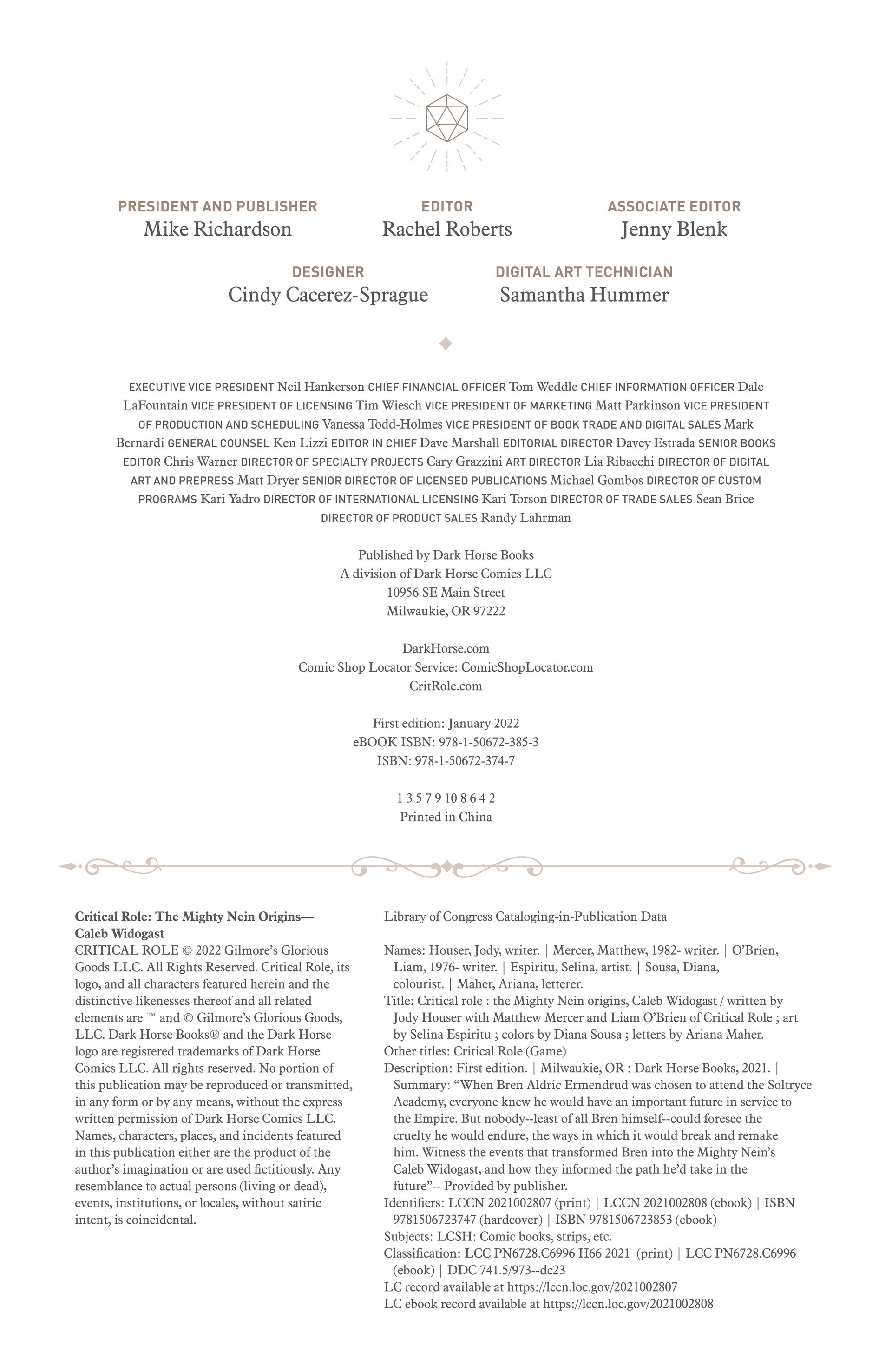 Read online Critical Role: The Mighty Nein Origins: Caleb Widogast comic -  Issue # TPB - 7