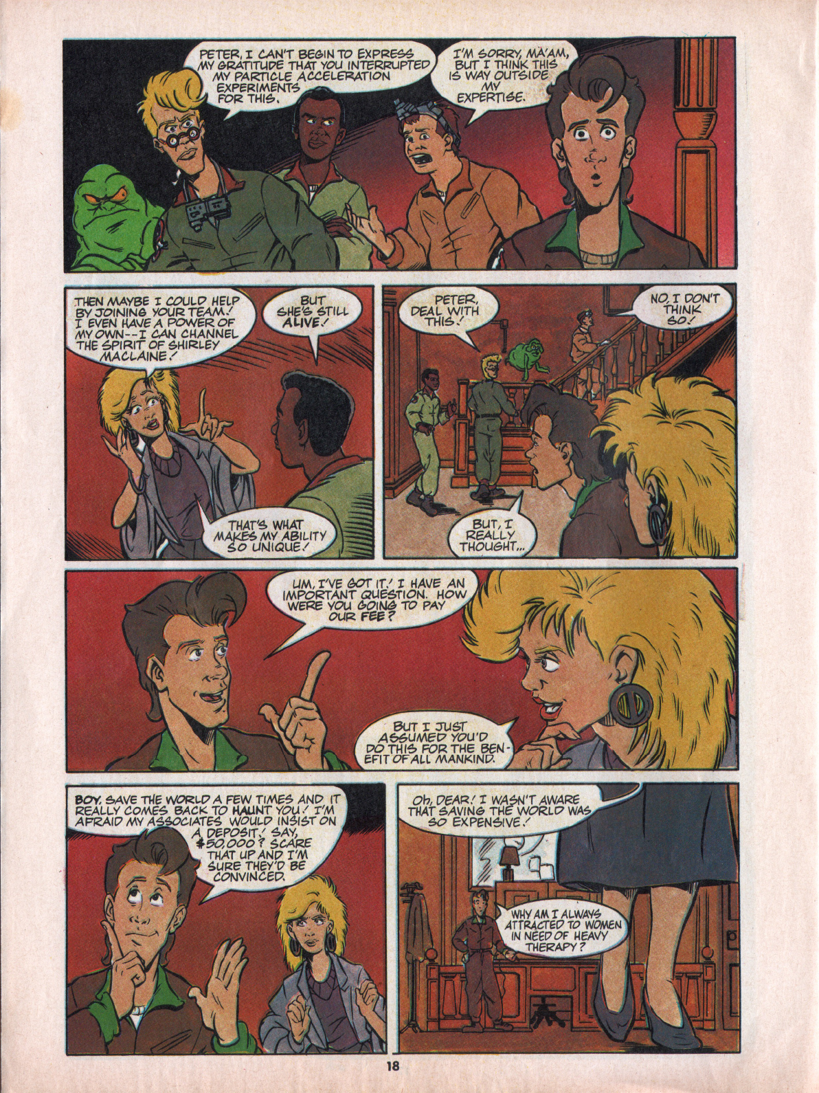 Read online The Real Ghostbusters comic -  Issue #100 - 18