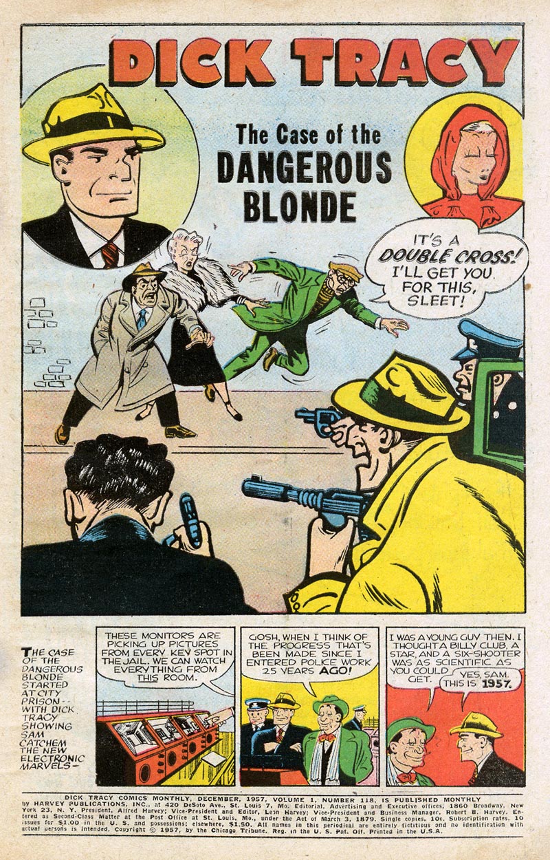 Read online Dick Tracy comic -  Issue #118 - 2