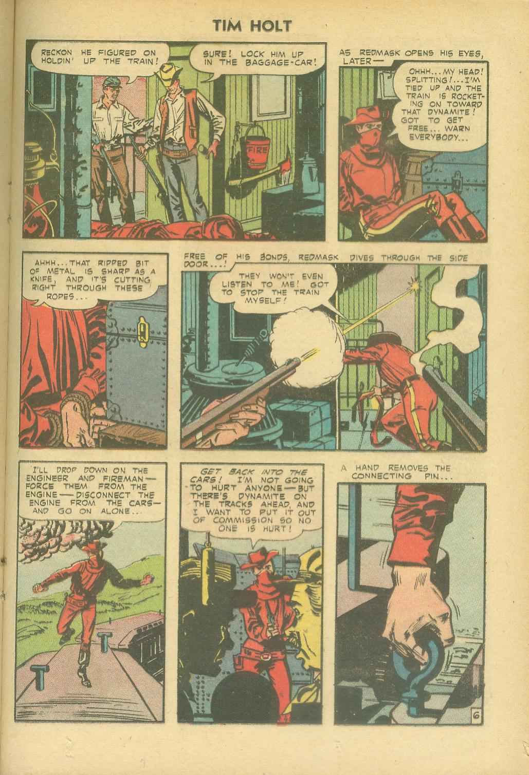 Read online Tim Holt comic -  Issue #36 - 23