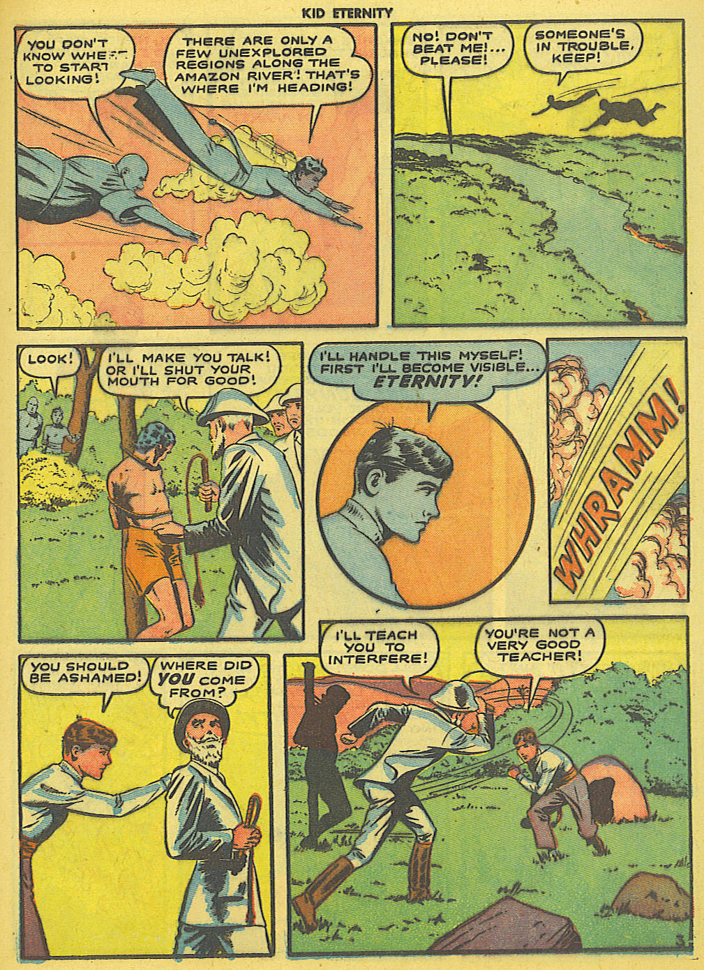 Read online Kid Eternity (1946) comic -  Issue #1 - 17