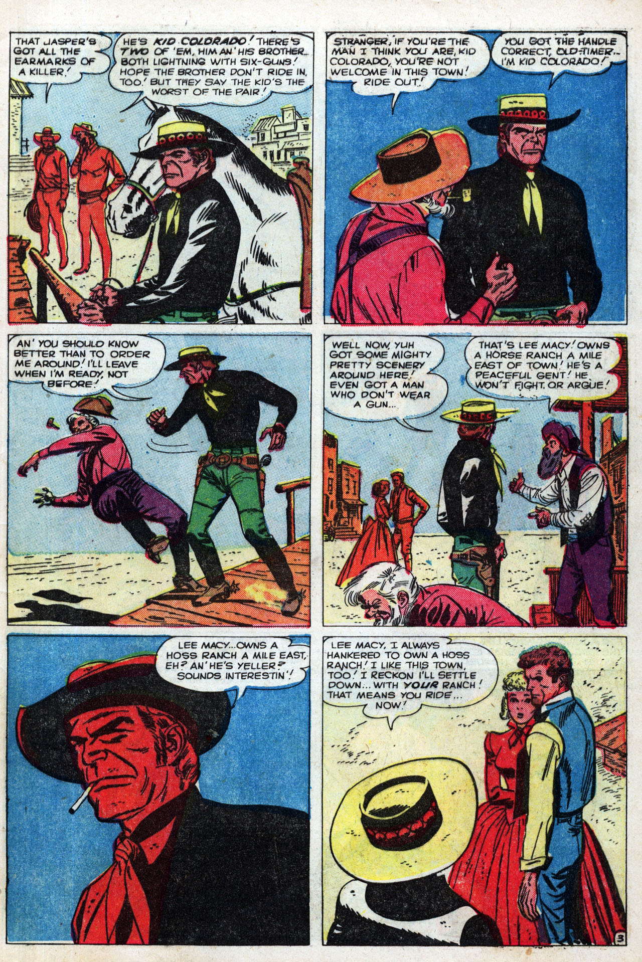 Read online Six-Gun Western comic -  Issue #4 - 5