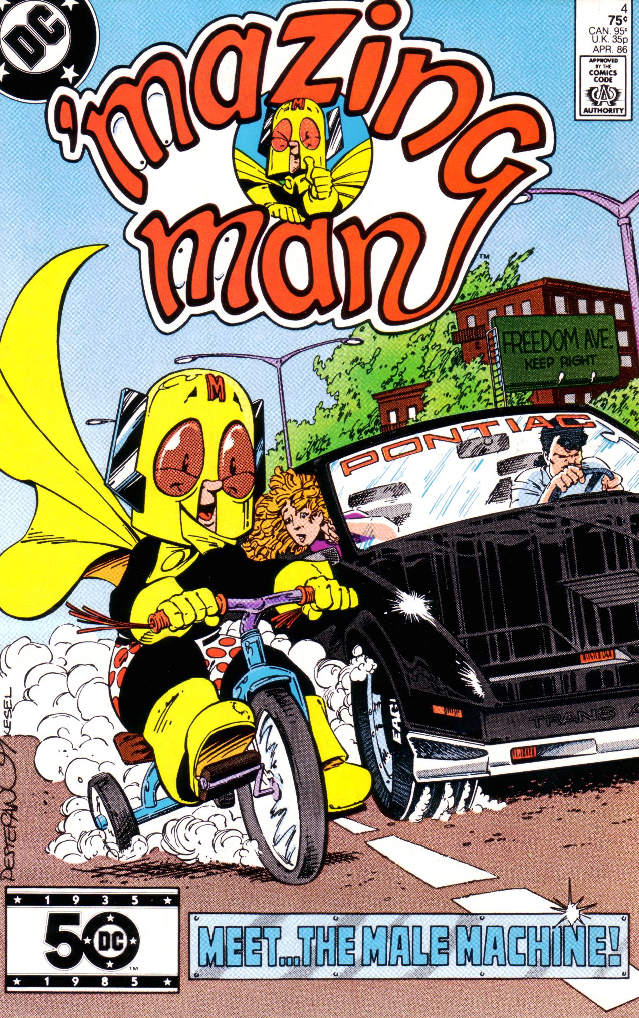 Read online 'Mazing Man comic -  Issue #4 - 1