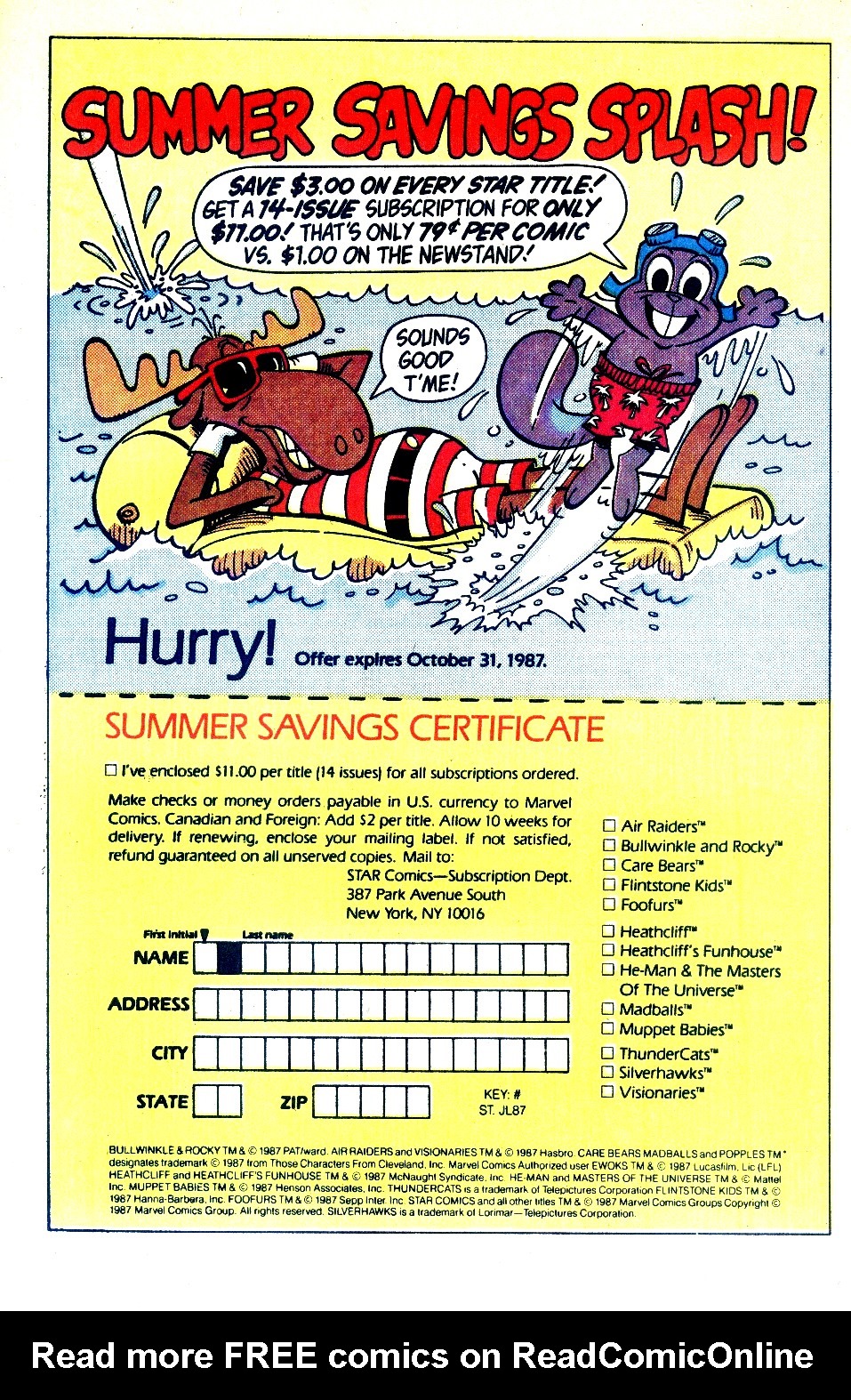 Read online Bullwinkle and Rocky comic -  Issue #1 - 34