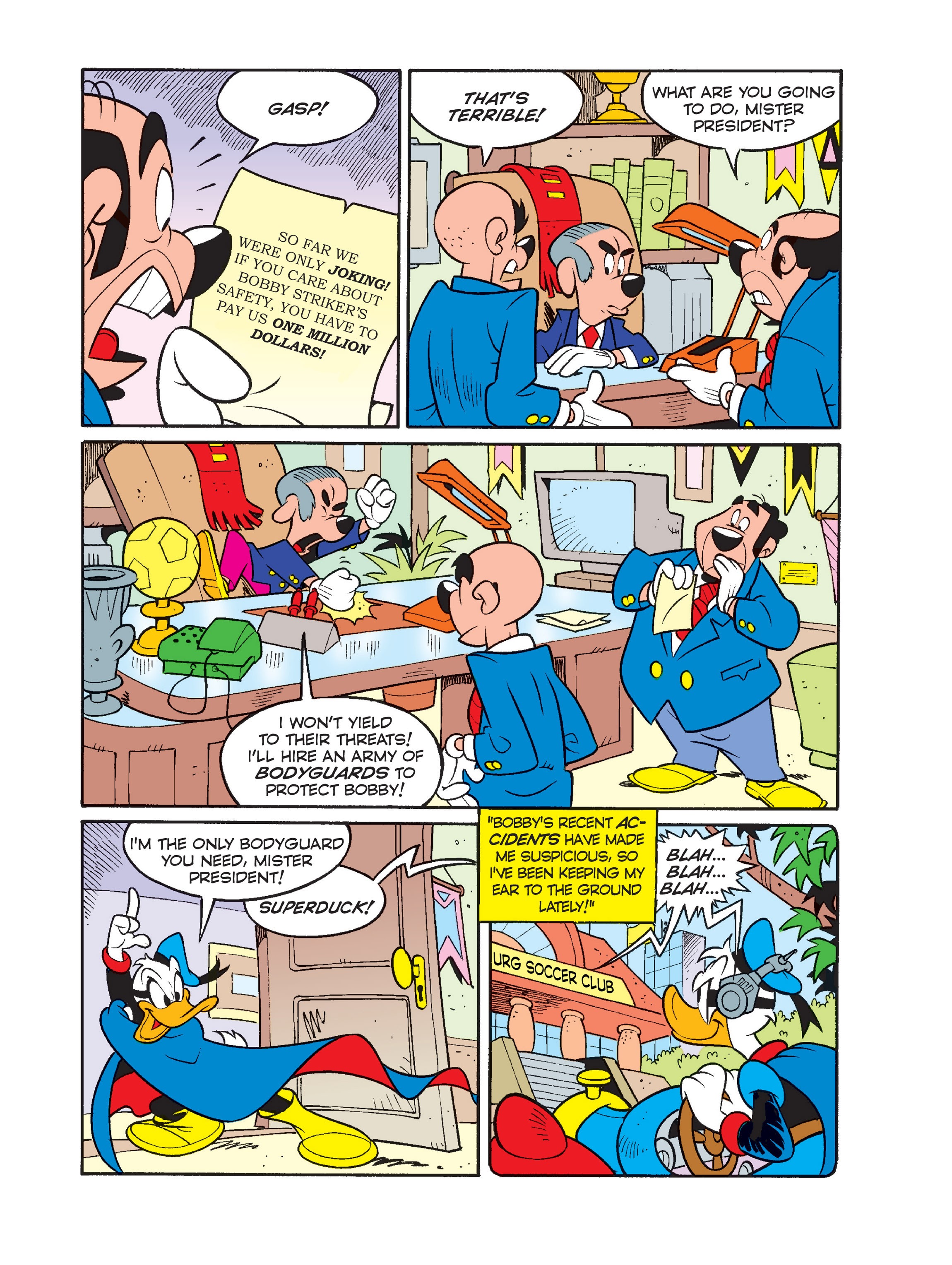 Read online Superduck and the World Champion of Soccer comic -  Issue # Full - 13