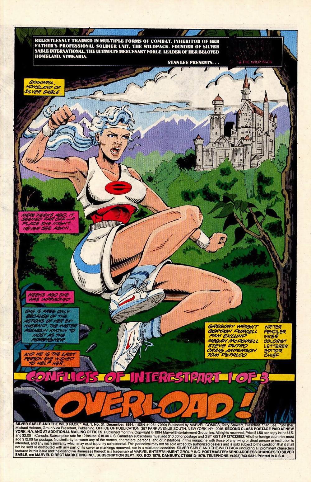 Read online Silver Sable and the Wild Pack comic -  Issue #31 - 2