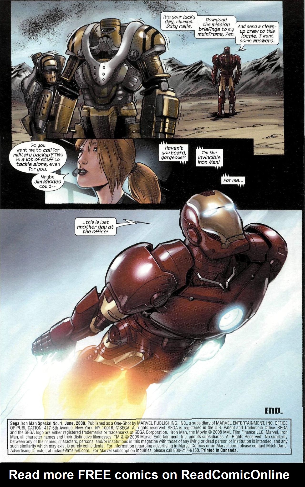 Read online Sega Iron Man Special comic -  Issue # Full - 18