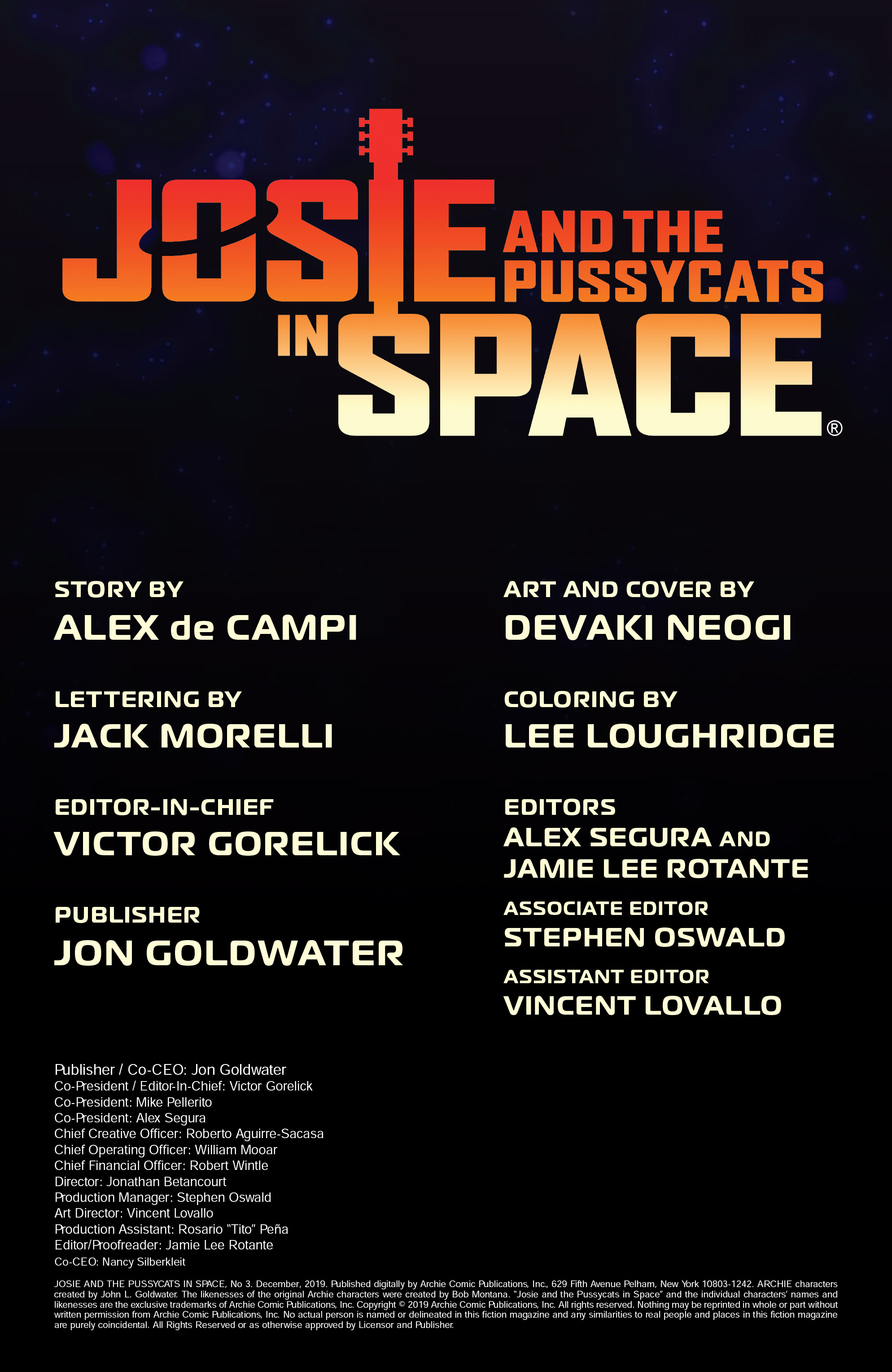 Read online Josie and the Pussycats in Space comic -  Issue #3 - 2