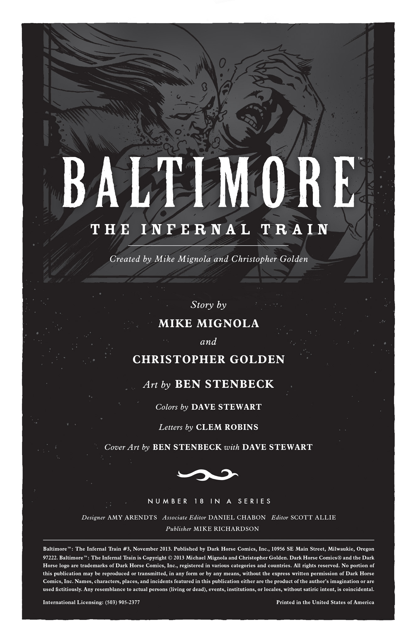 Read online Baltimore: The Infernal Train comic -  Issue #3 - 2