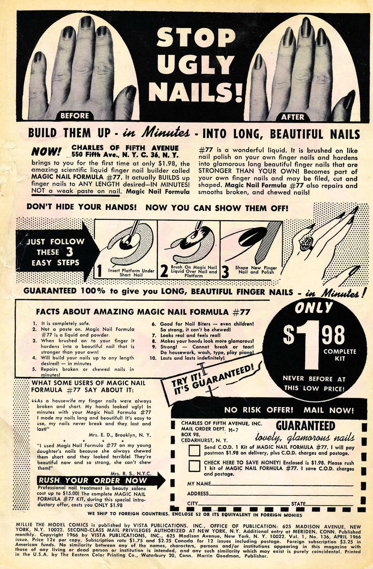 Read online Millie the Model comic -  Issue #136 - 2