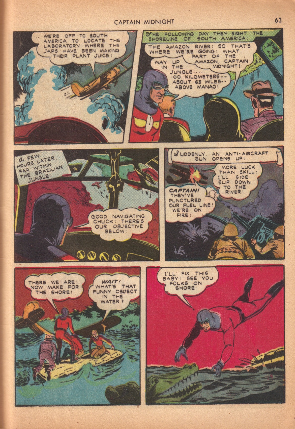 Read online Captain Midnight (1942) comic -  Issue #10 - 59