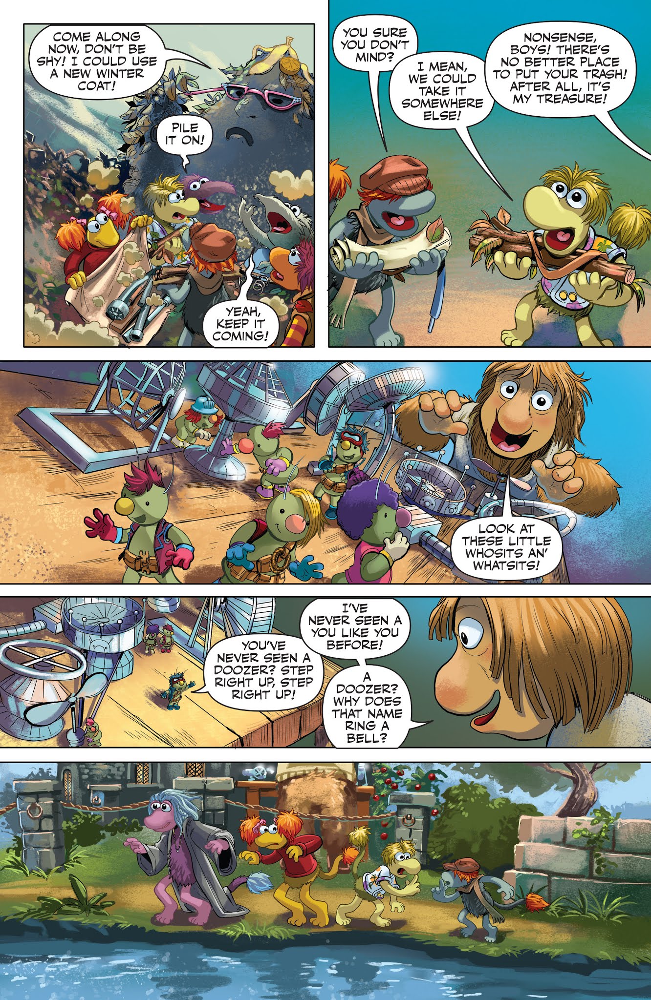 Read online Jim Henson's Fraggle Rock: Journey to the Everspring comic -  Issue #4 - 16