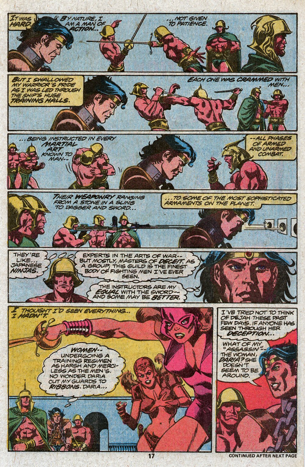 Read online John Carter Warlord of Mars comic -  Issue #23 - 19