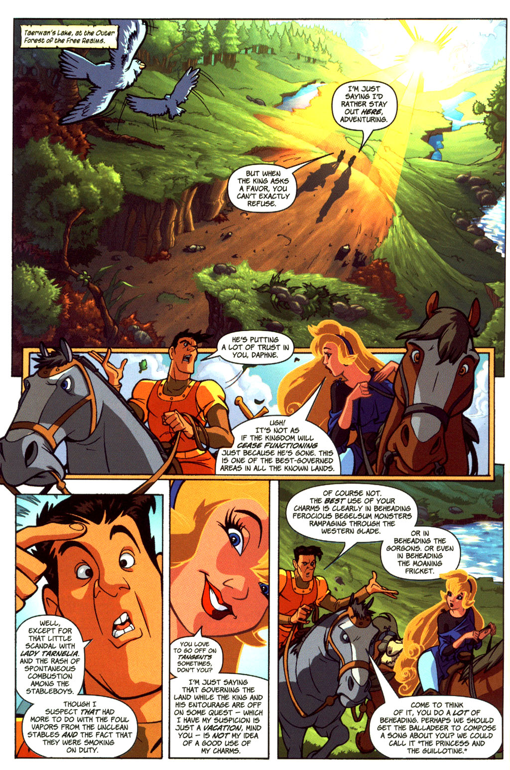 Read online Dragon's Lair comic -  Issue #1 - 4