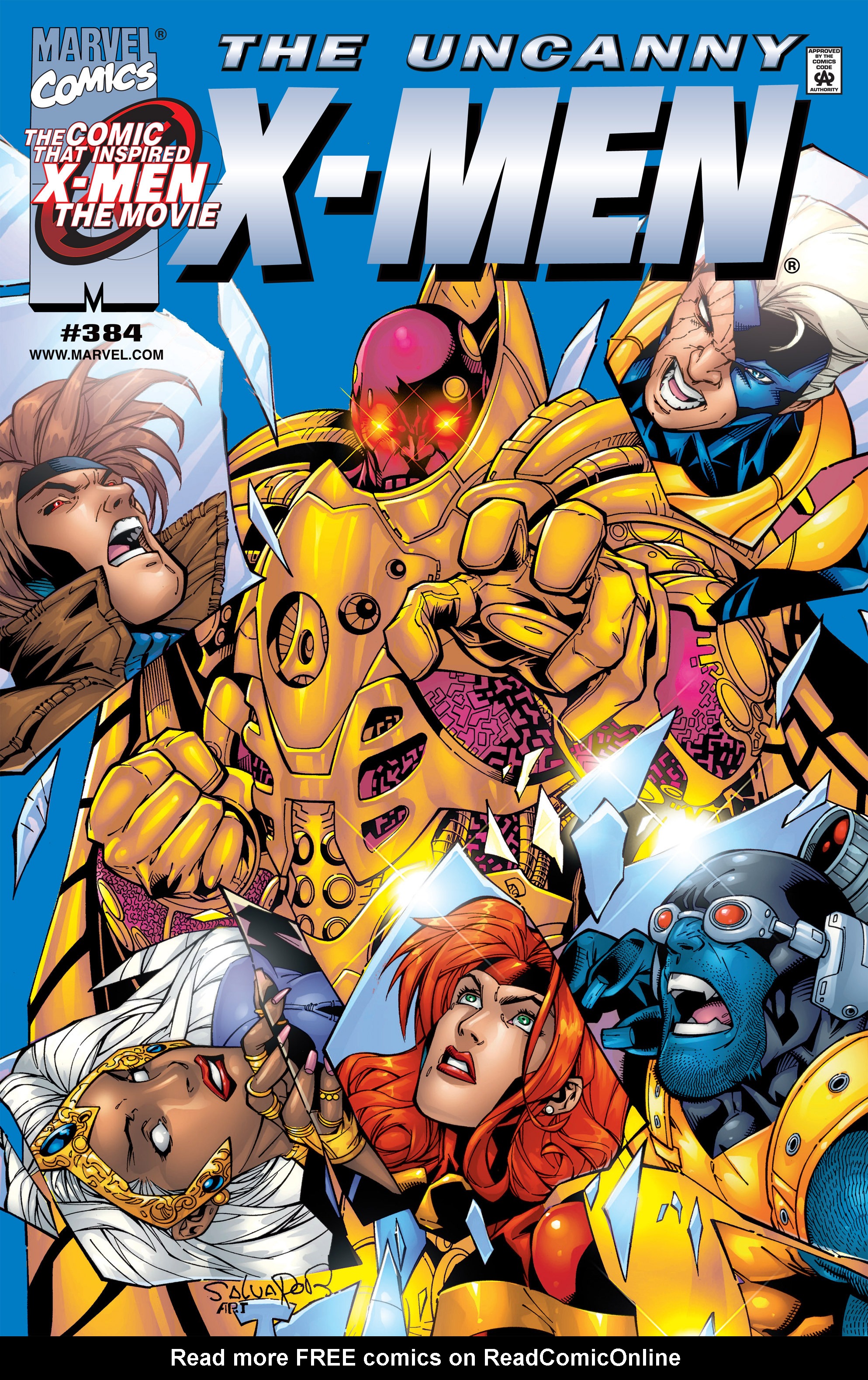 Read online Uncanny X-Men (1963) comic -  Issue #384 - 1