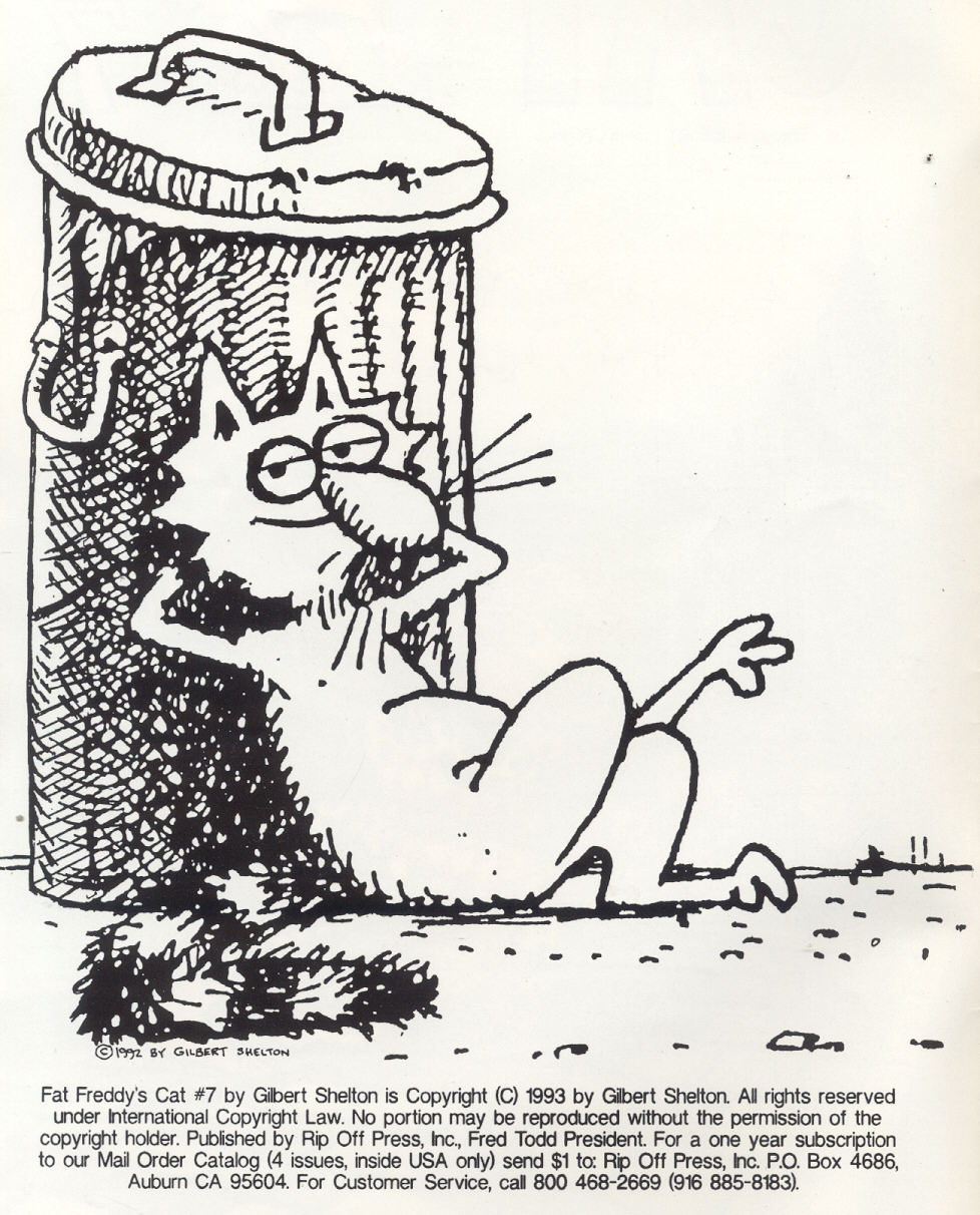 Read online Adventures of Fat Freddy's Cat comic -  Issue #7 - 2