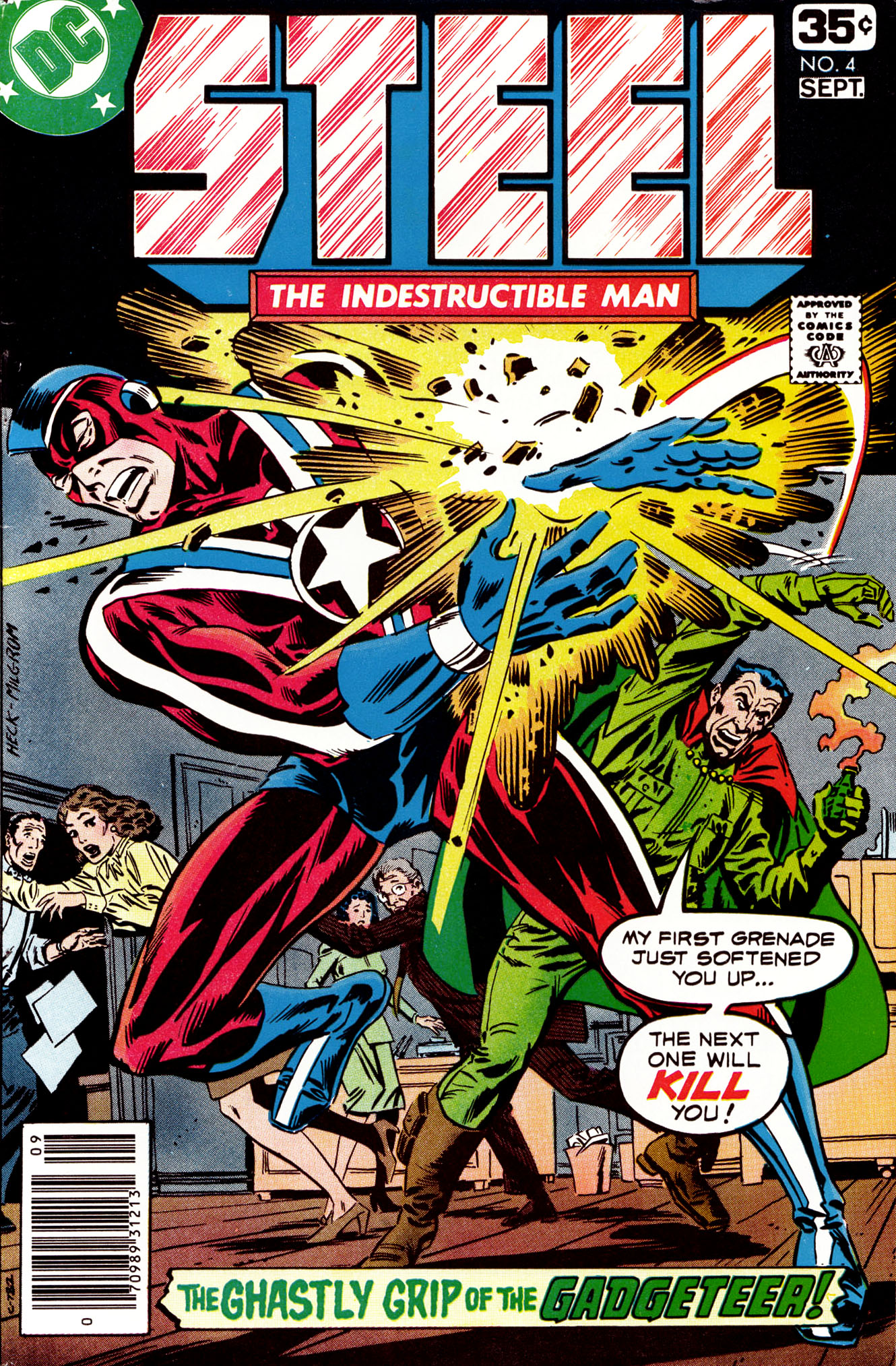 Read online Steel, The Indestructible Man comic -  Issue #4 - 1