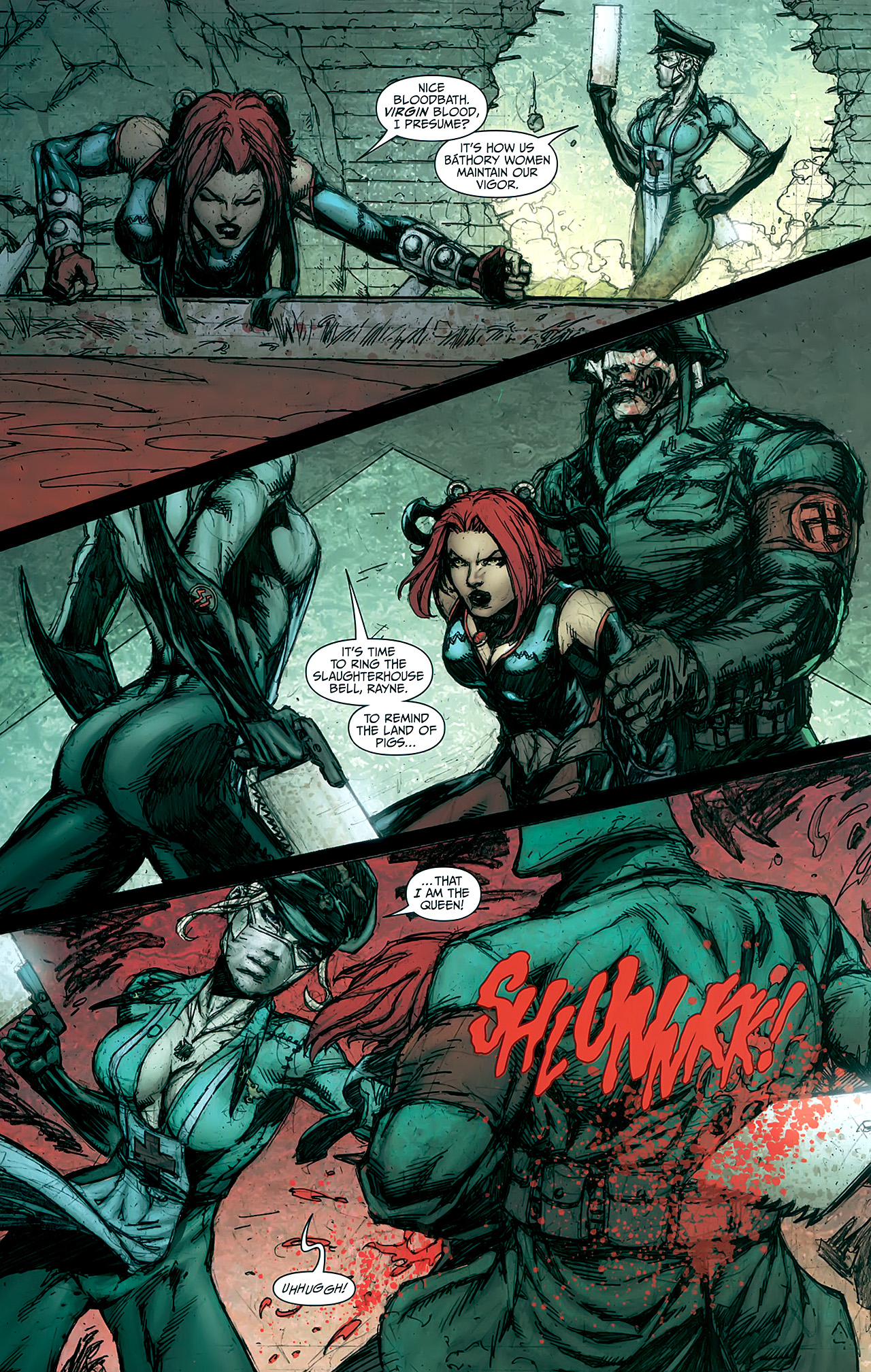 Read online BloodRayne: Revenge of the Butcheress comic -  Issue # Full - 14