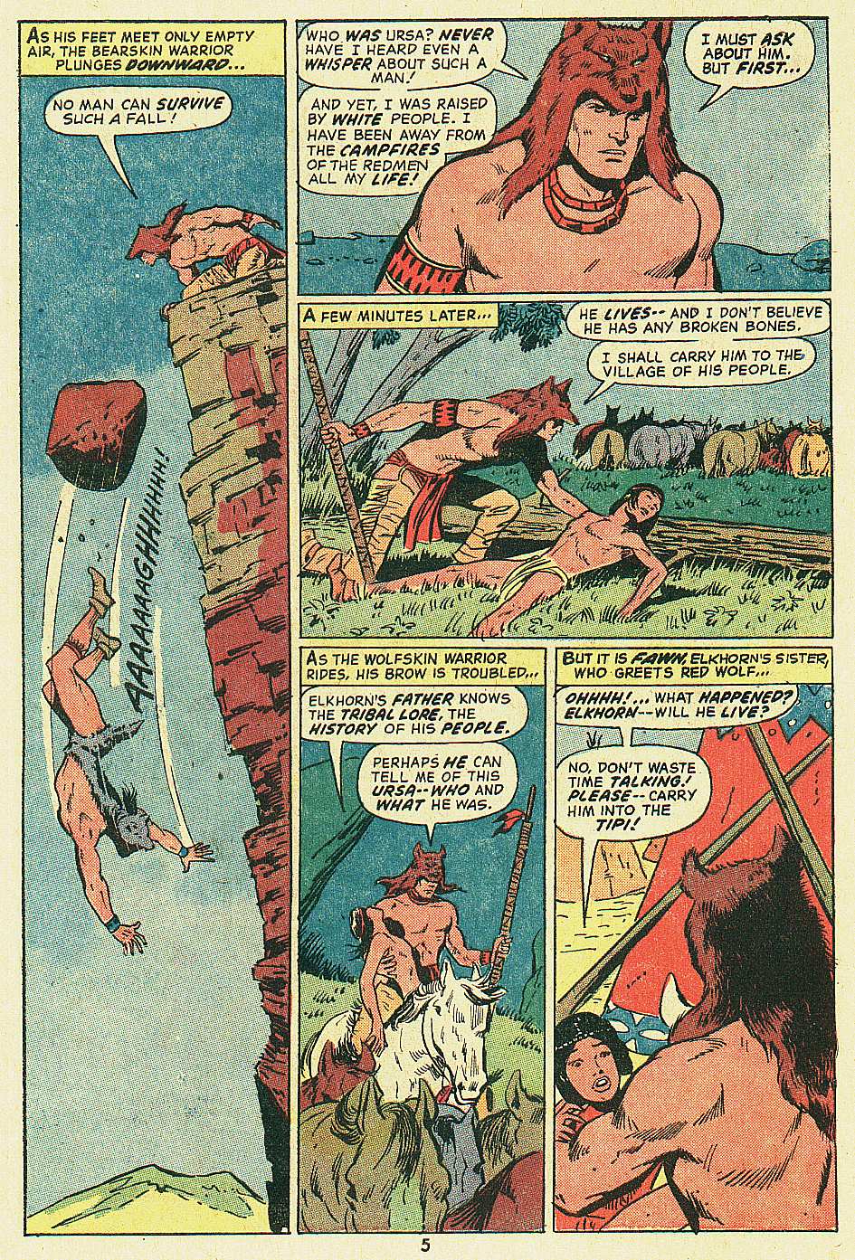 Read online Red Wolf (1972) comic -  Issue #4 - 5