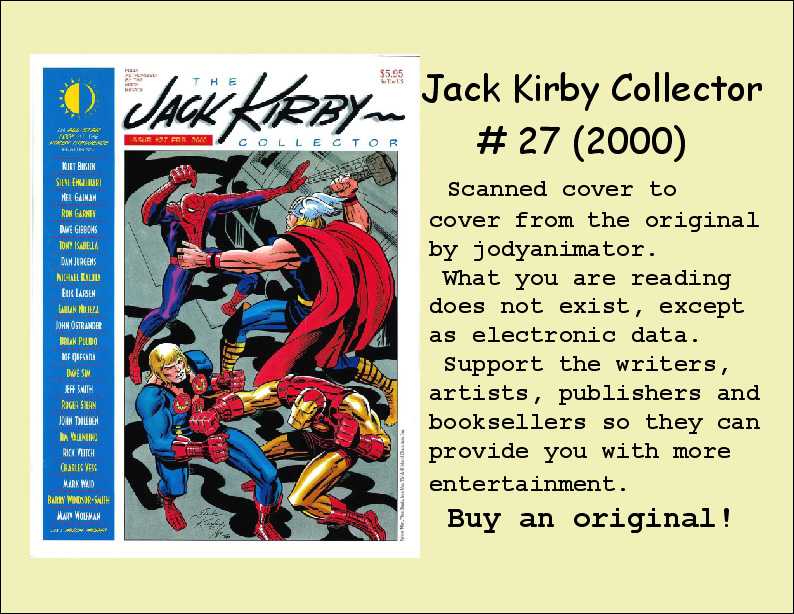 Read online The Jack Kirby Collector comic -  Issue #27 - 72