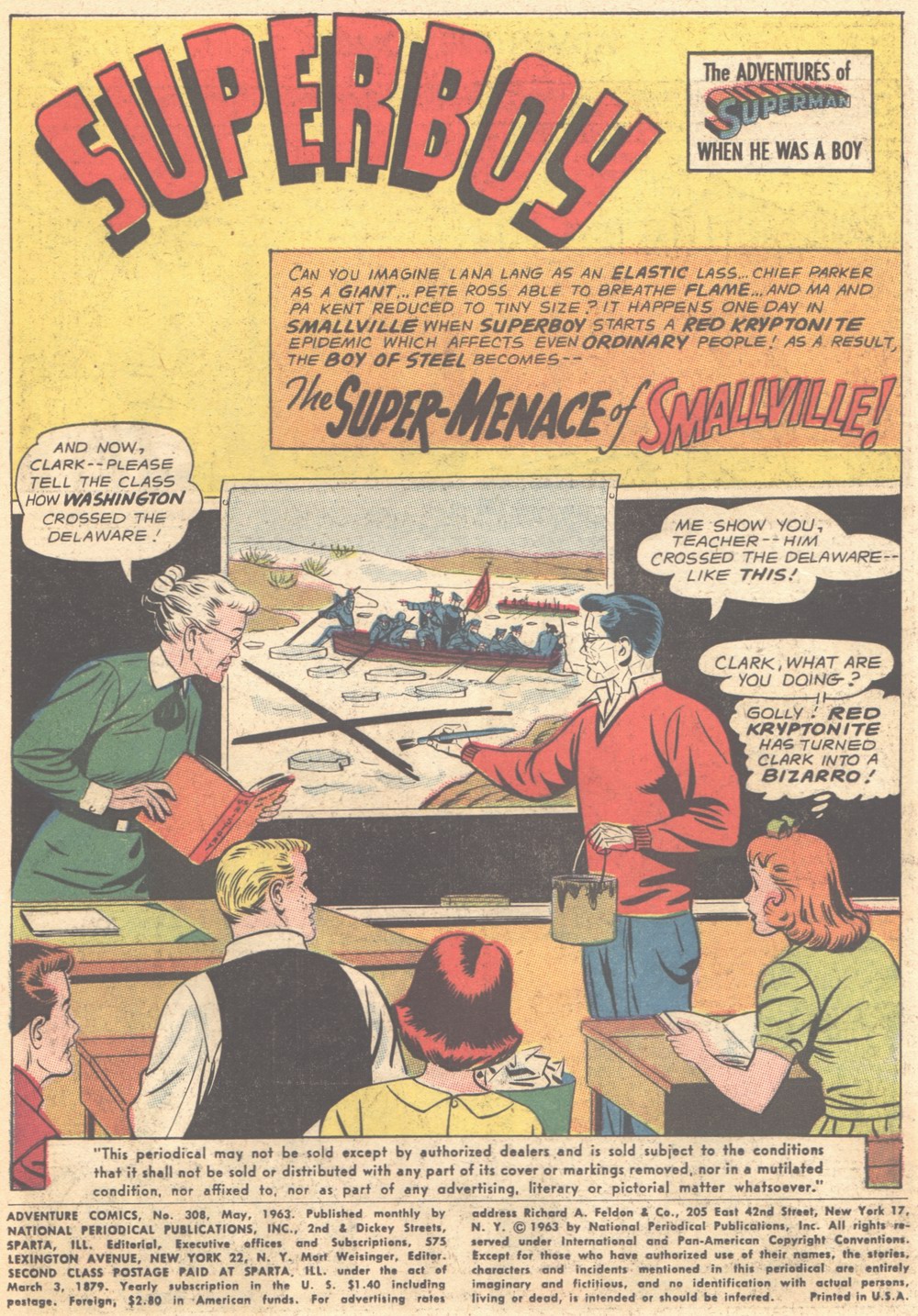 Read online Adventure Comics (1938) comic -  Issue #308 - 2