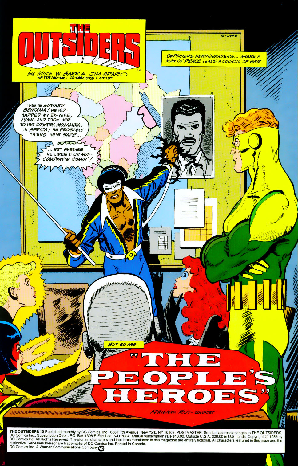 Read online The Outsiders (1985) comic -  Issue #10 - 3