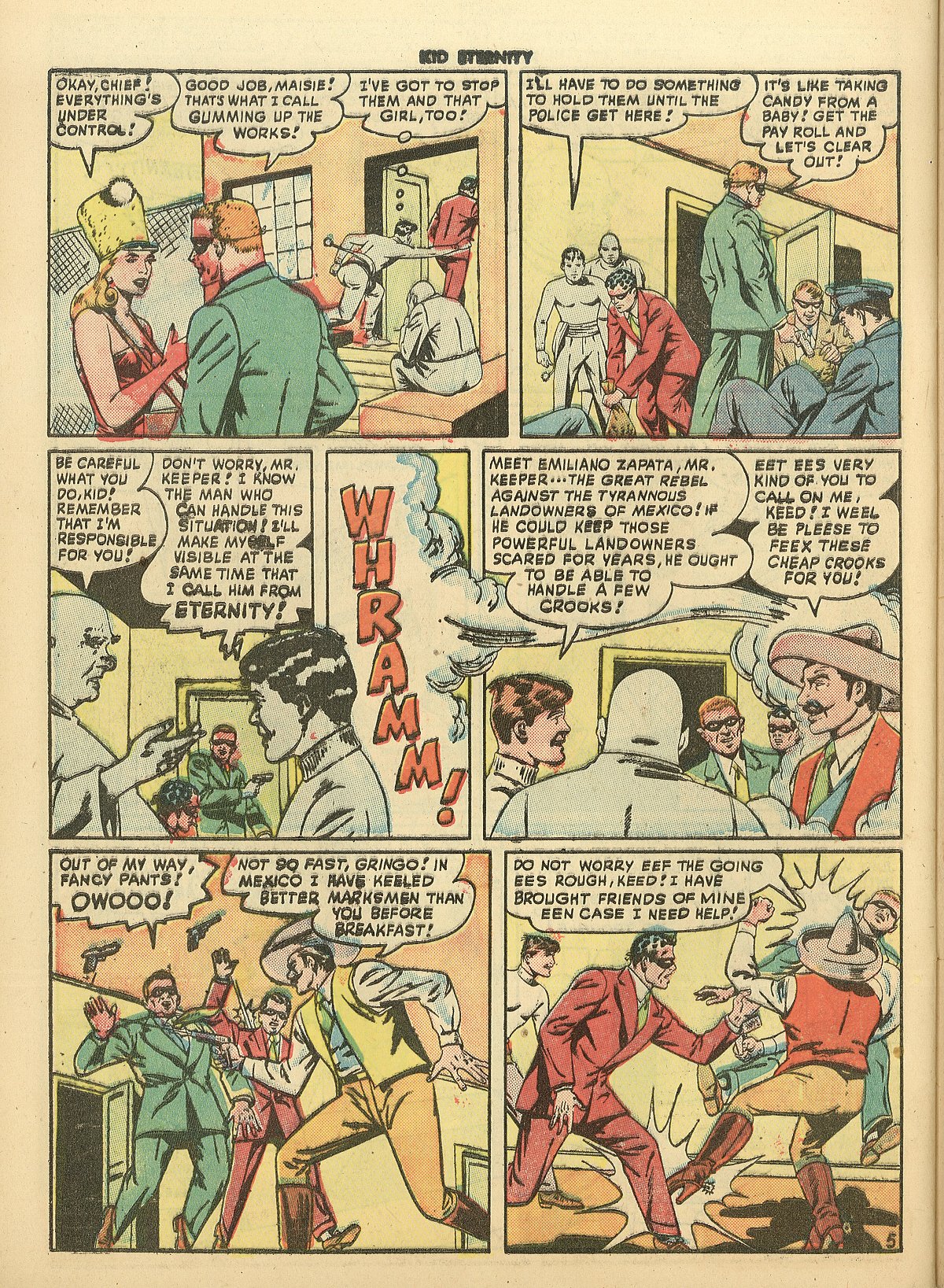 Read online Kid Eternity (1946) comic -  Issue #12 - 40