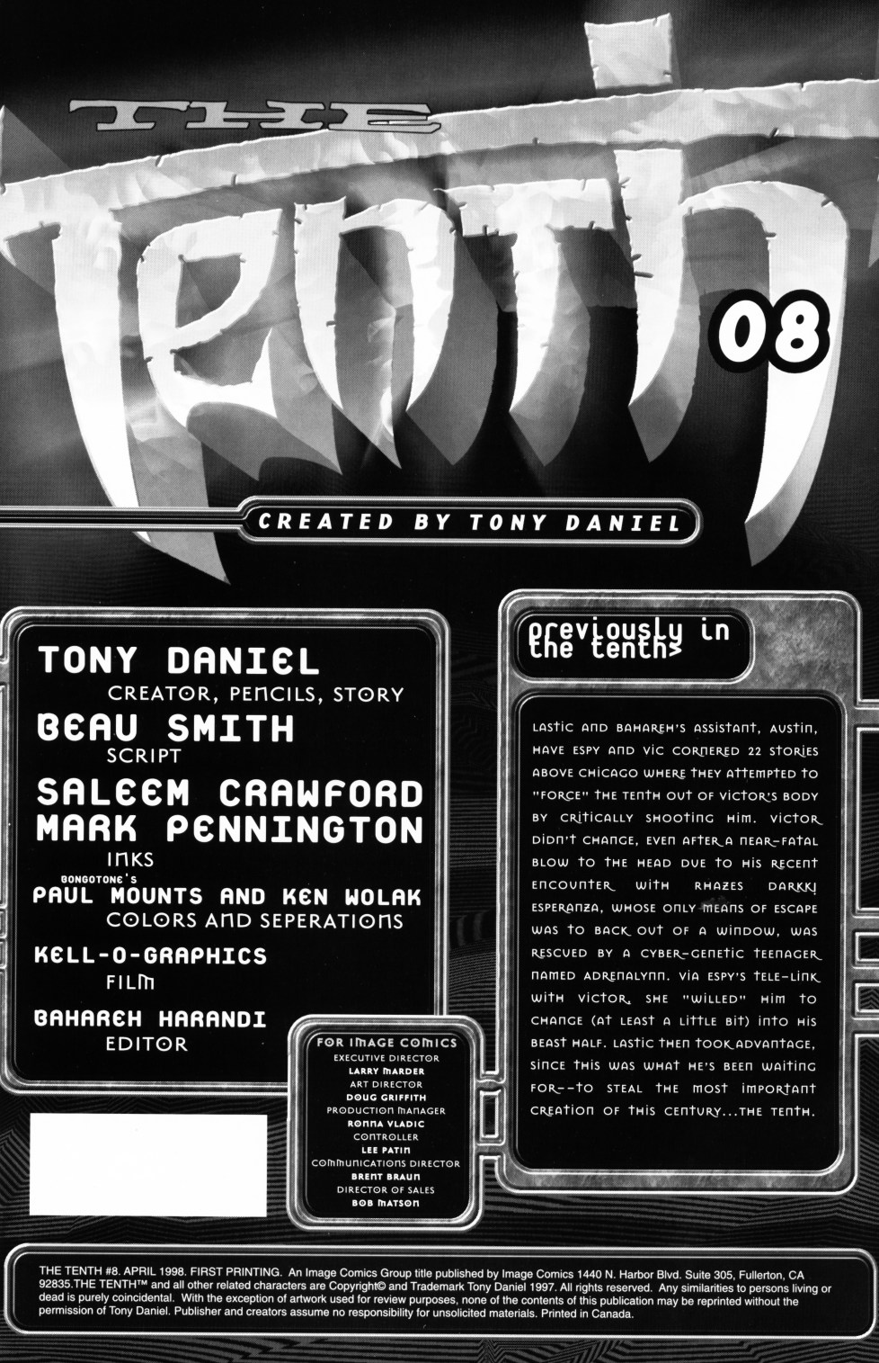 Read online The Tenth [II] comic -  Issue #8 - 2