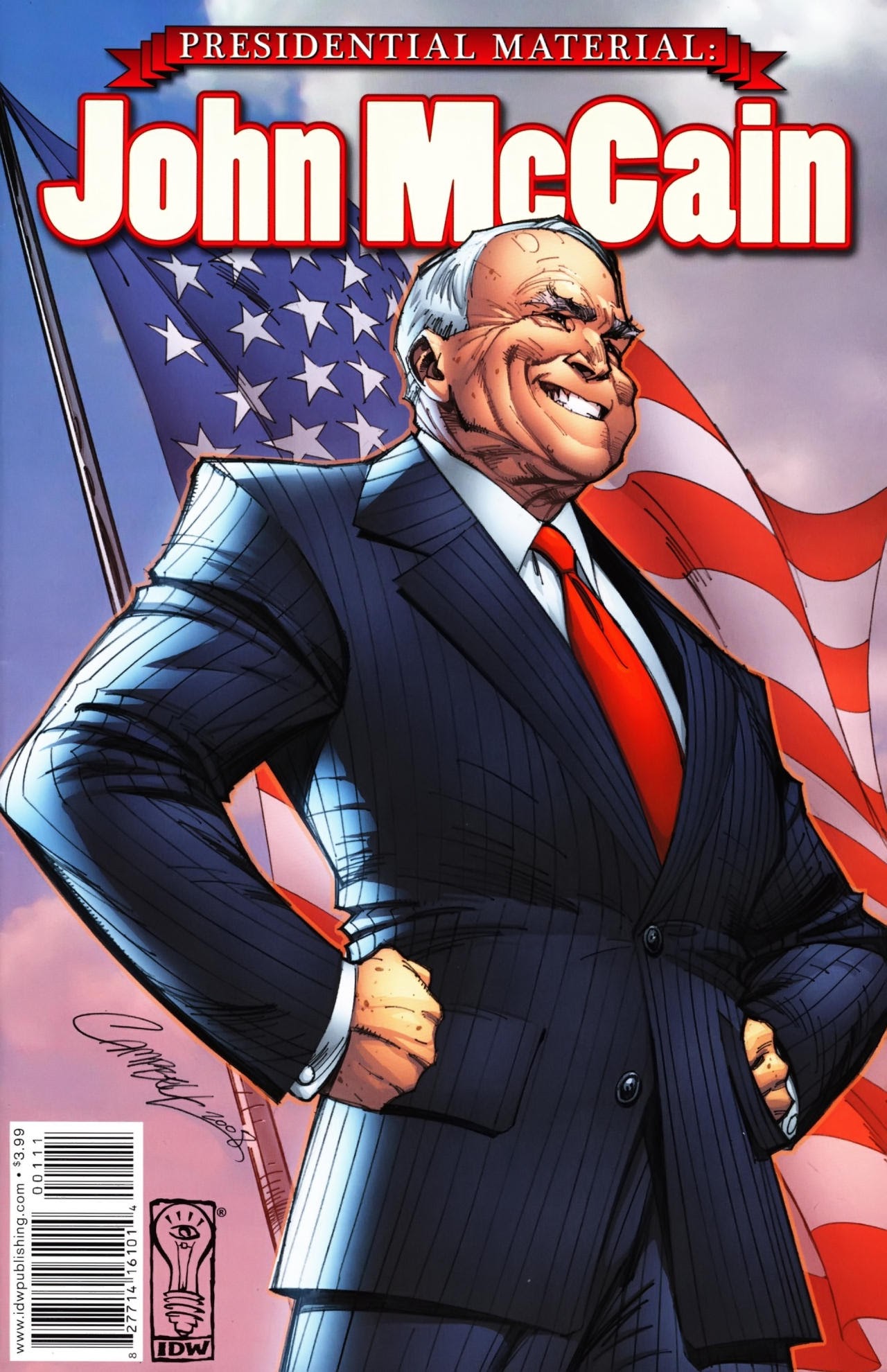 Read online Presidential Material: John McCain comic -  Issue # Full - 1