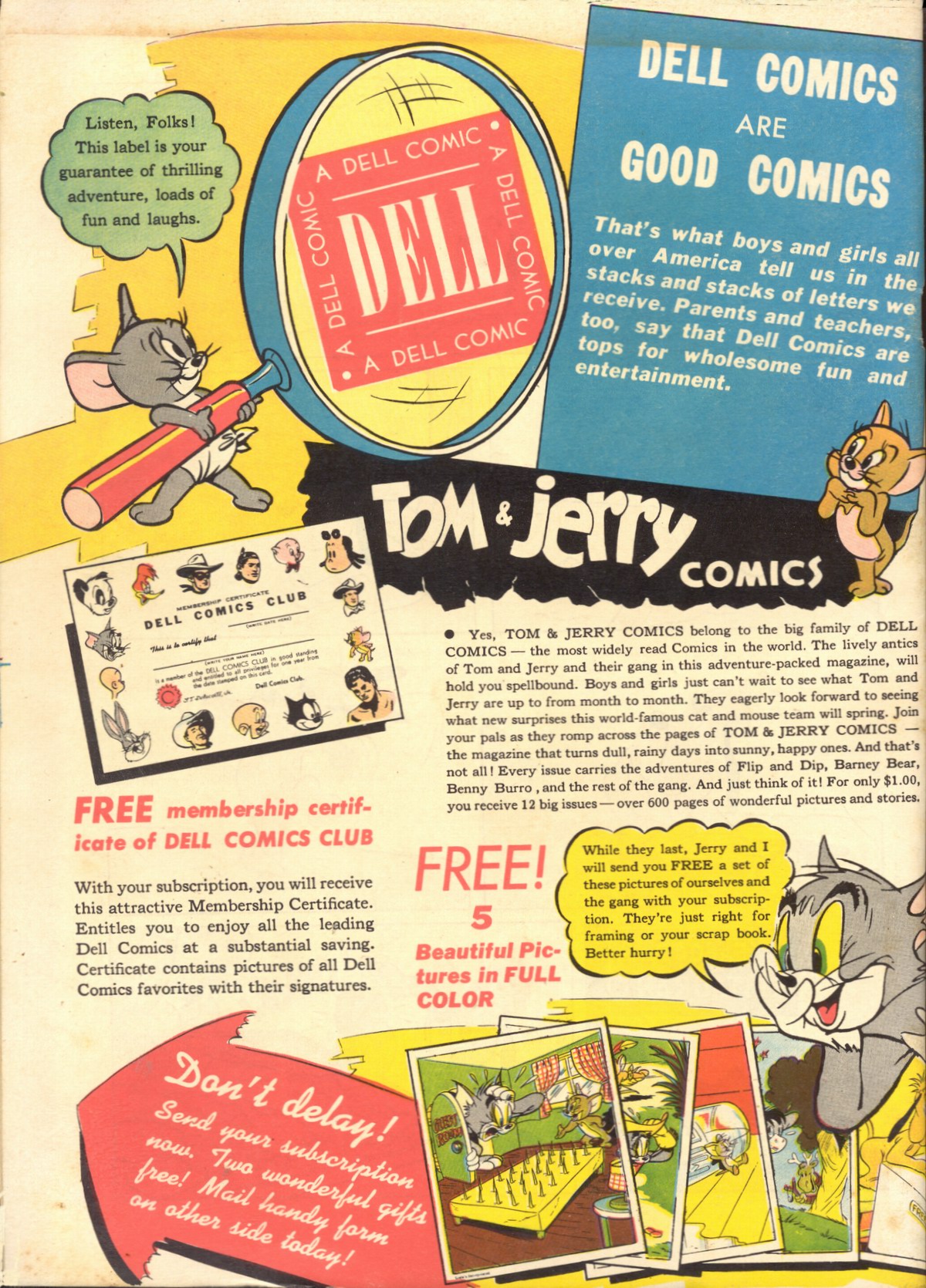 Read online Tom & Jerry Comics comic -  Issue #81 - 52