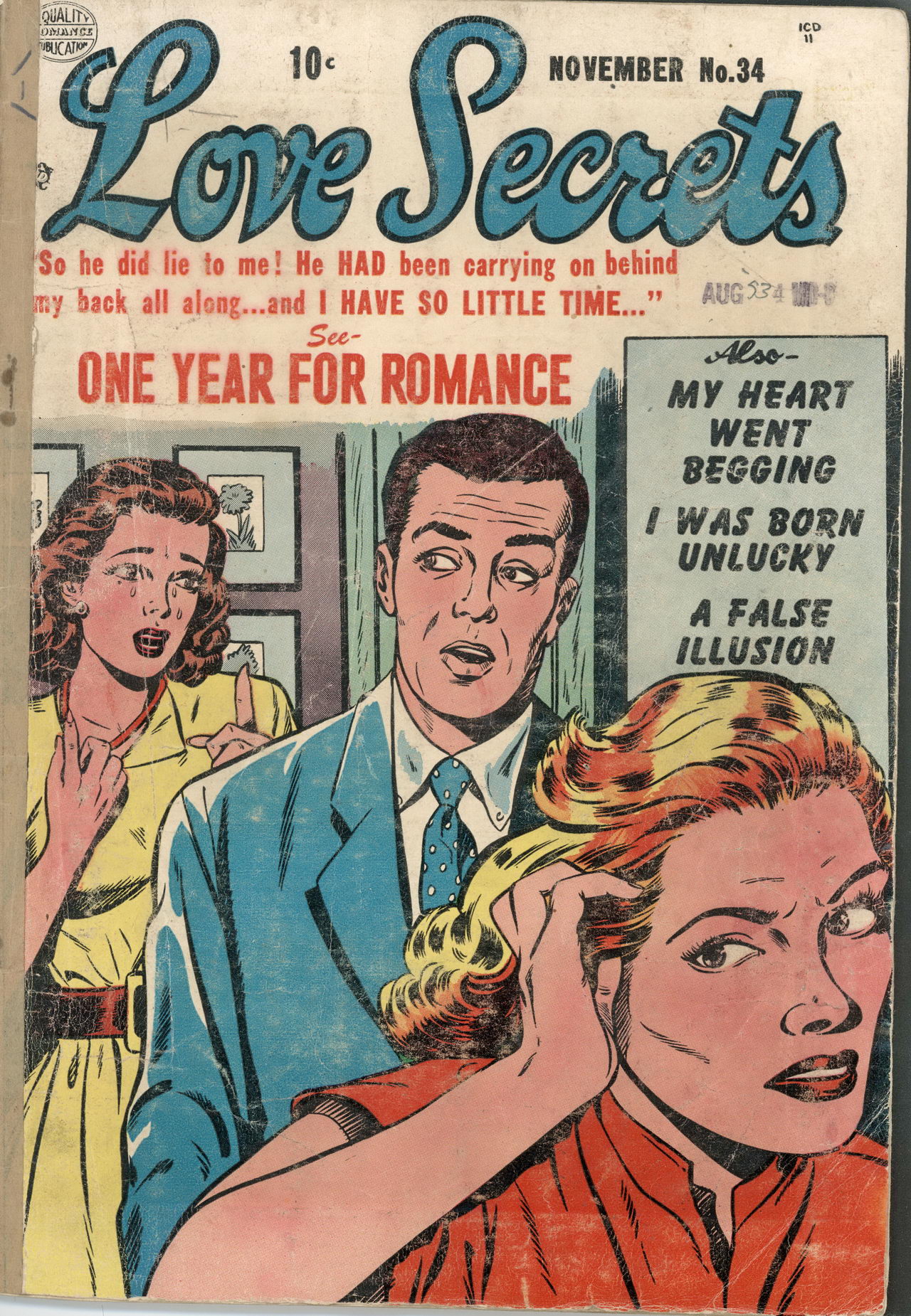 Read online Love Secrets (1953) comic -  Issue #34 - 2