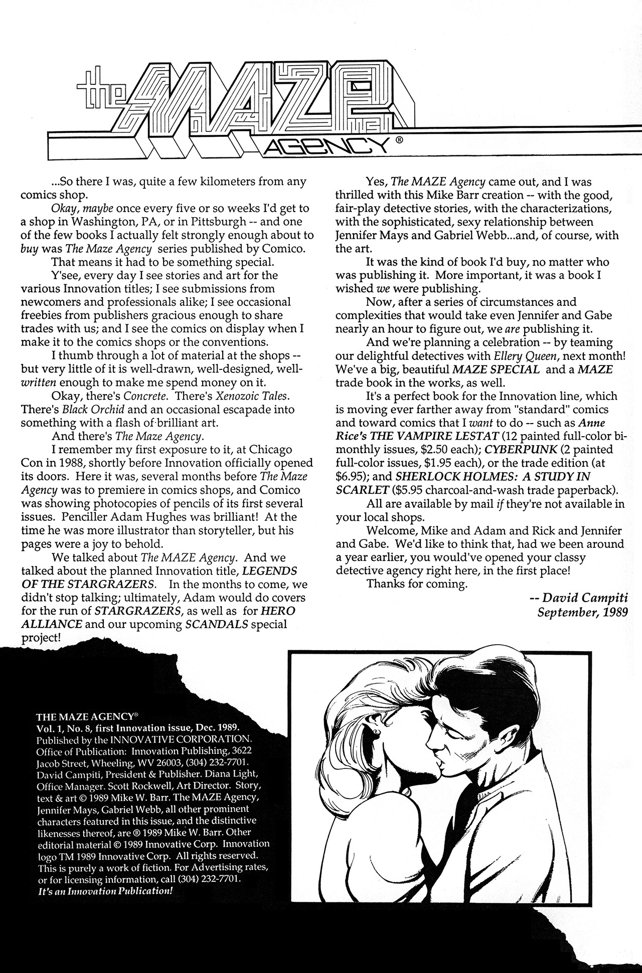 Read online Maze Agency (1989) comic -  Issue #8 - 2