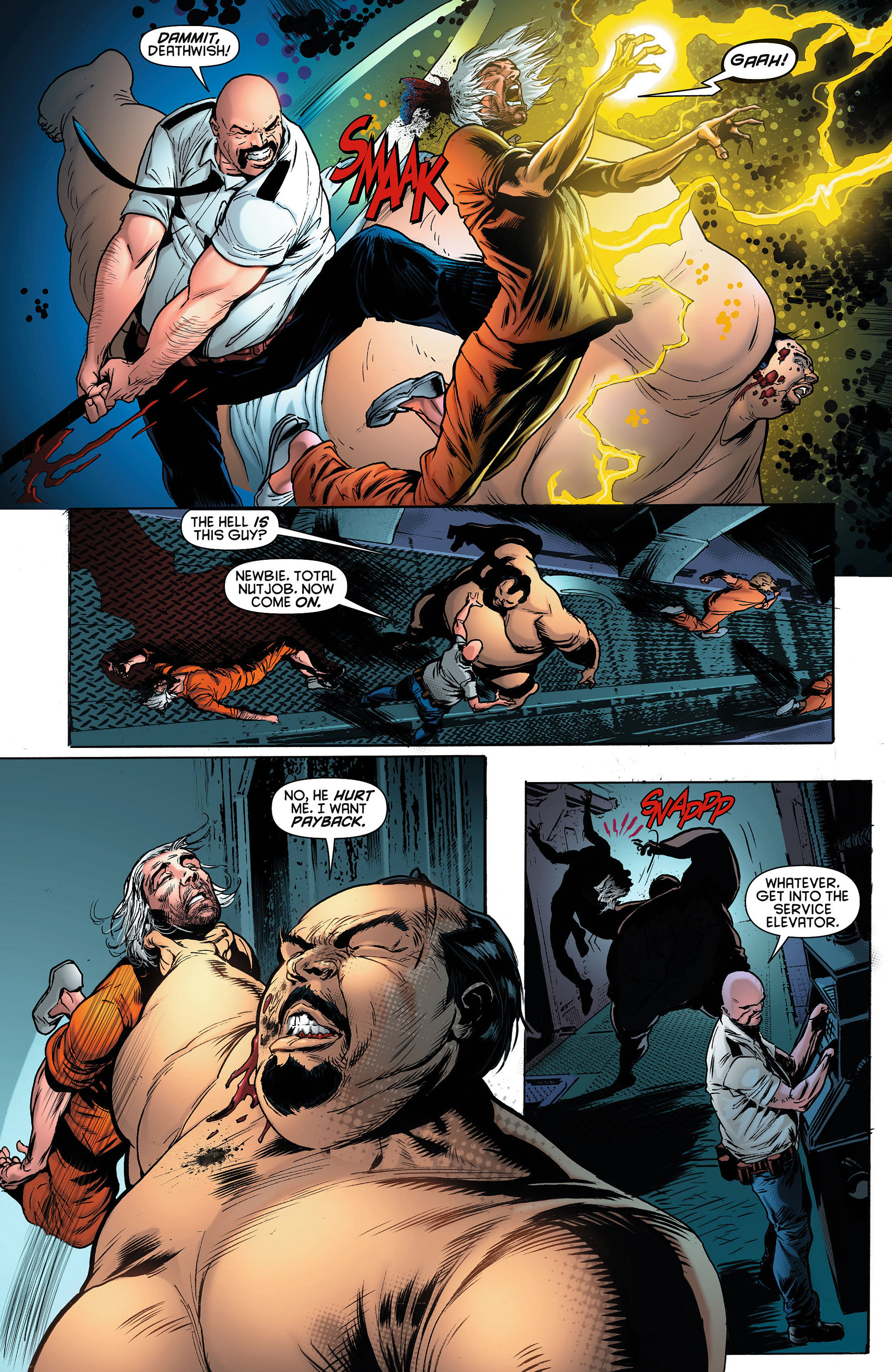 Read online Resurrection Man (2011) comic -  Issue #6 - 13