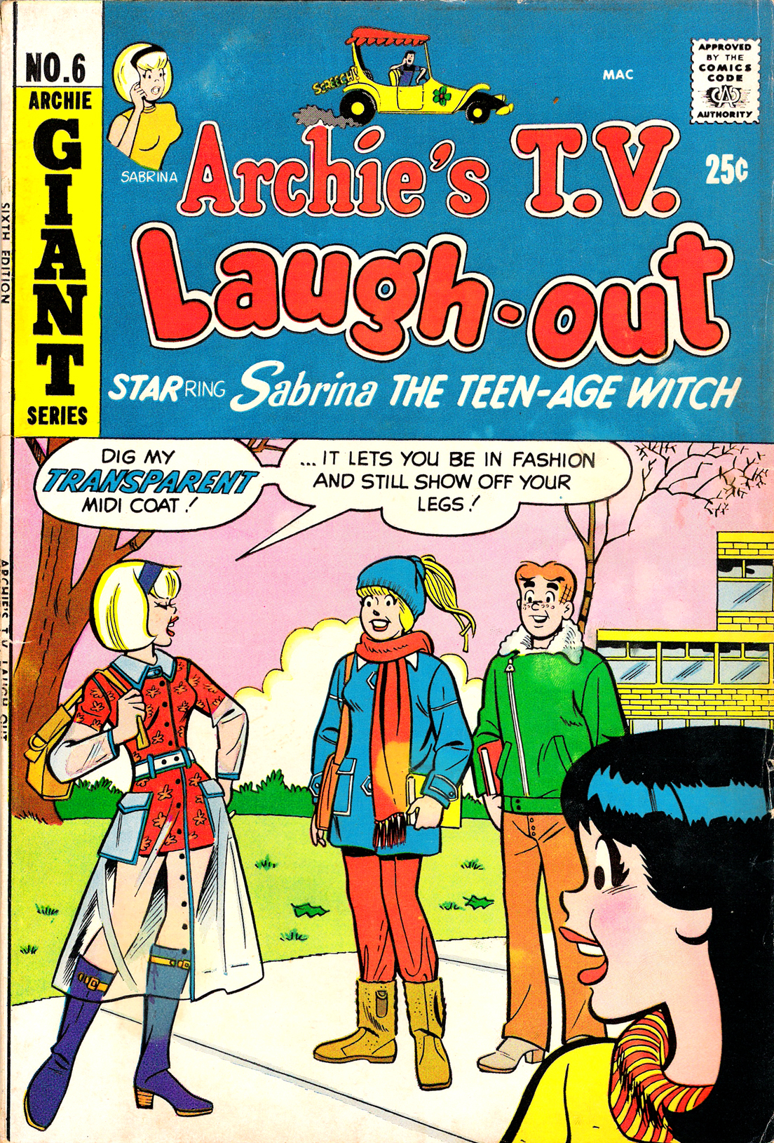 Read online Archie's TV Laugh-Out comic -  Issue #6 - 1