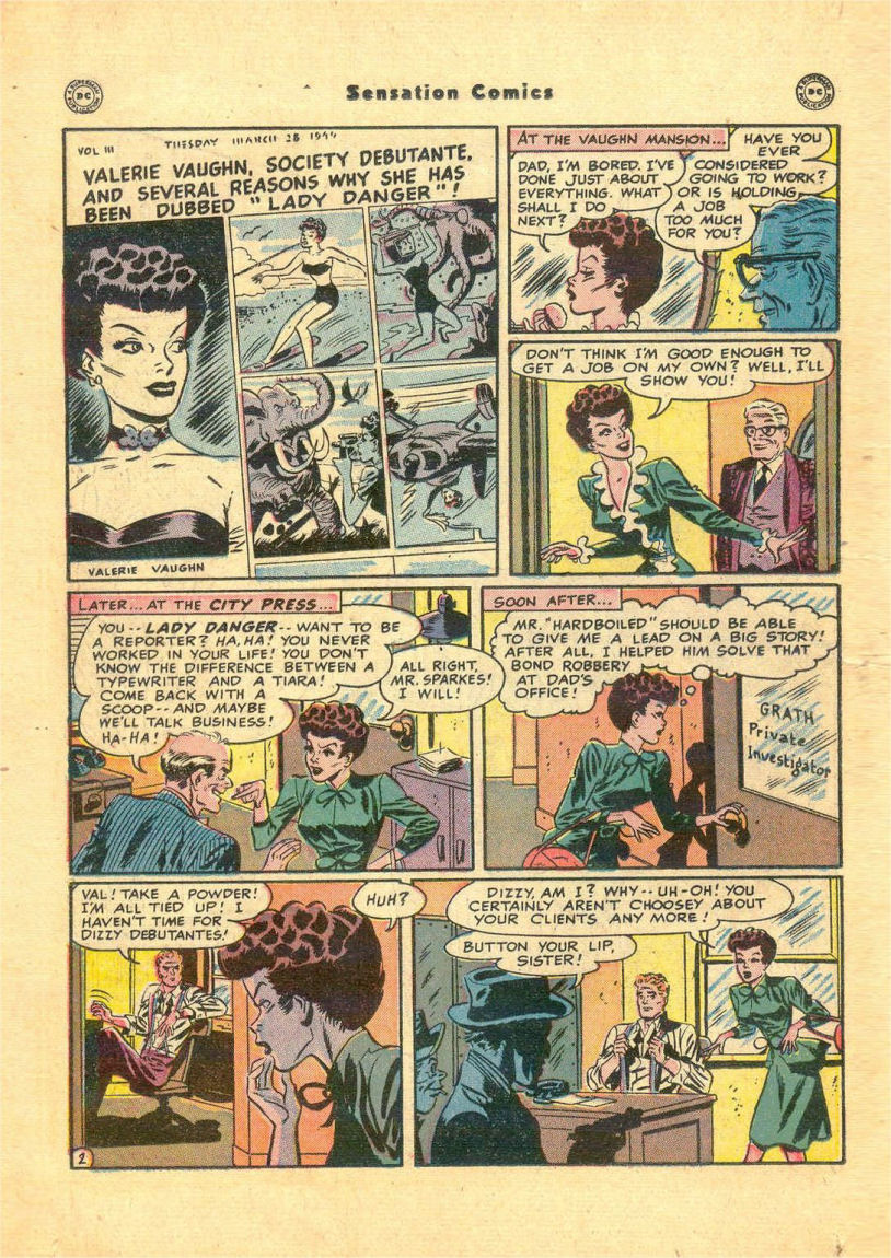 Read online Sensation (Mystery) Comics comic -  Issue #84 - 18