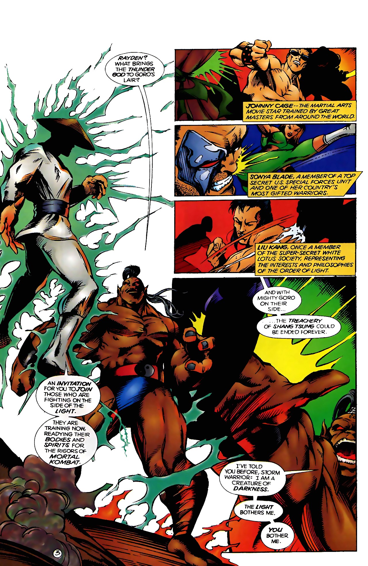 Read online Mortal Kombat (1994) comic -  Issue #0 - 4