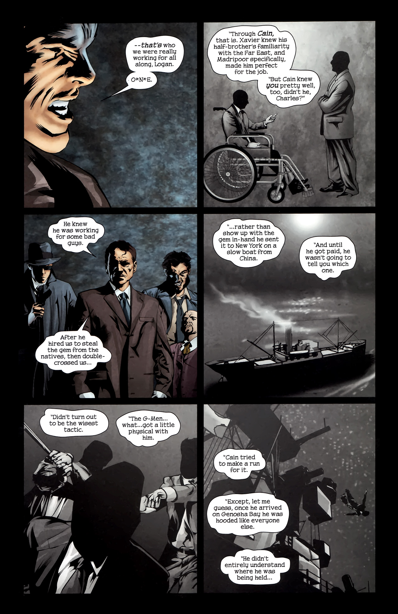 Read online X-Men Noir: Mark of Cain comic -  Issue #4 - 9