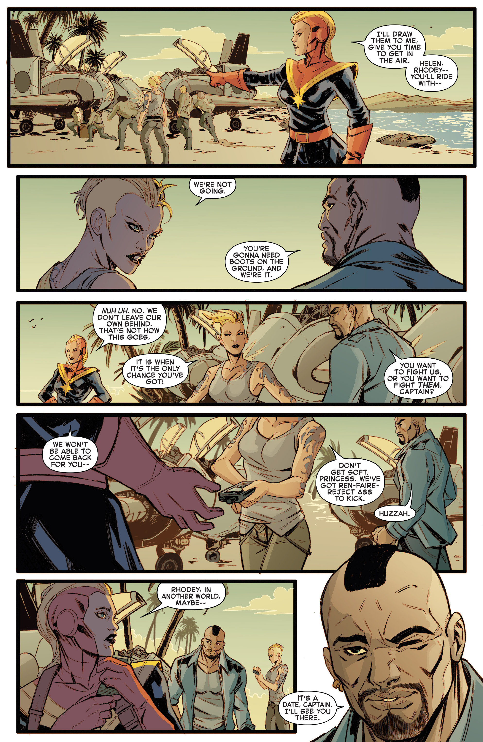 Read online Captain Marvel & the Carol Corps comic -  Issue #4 - 4