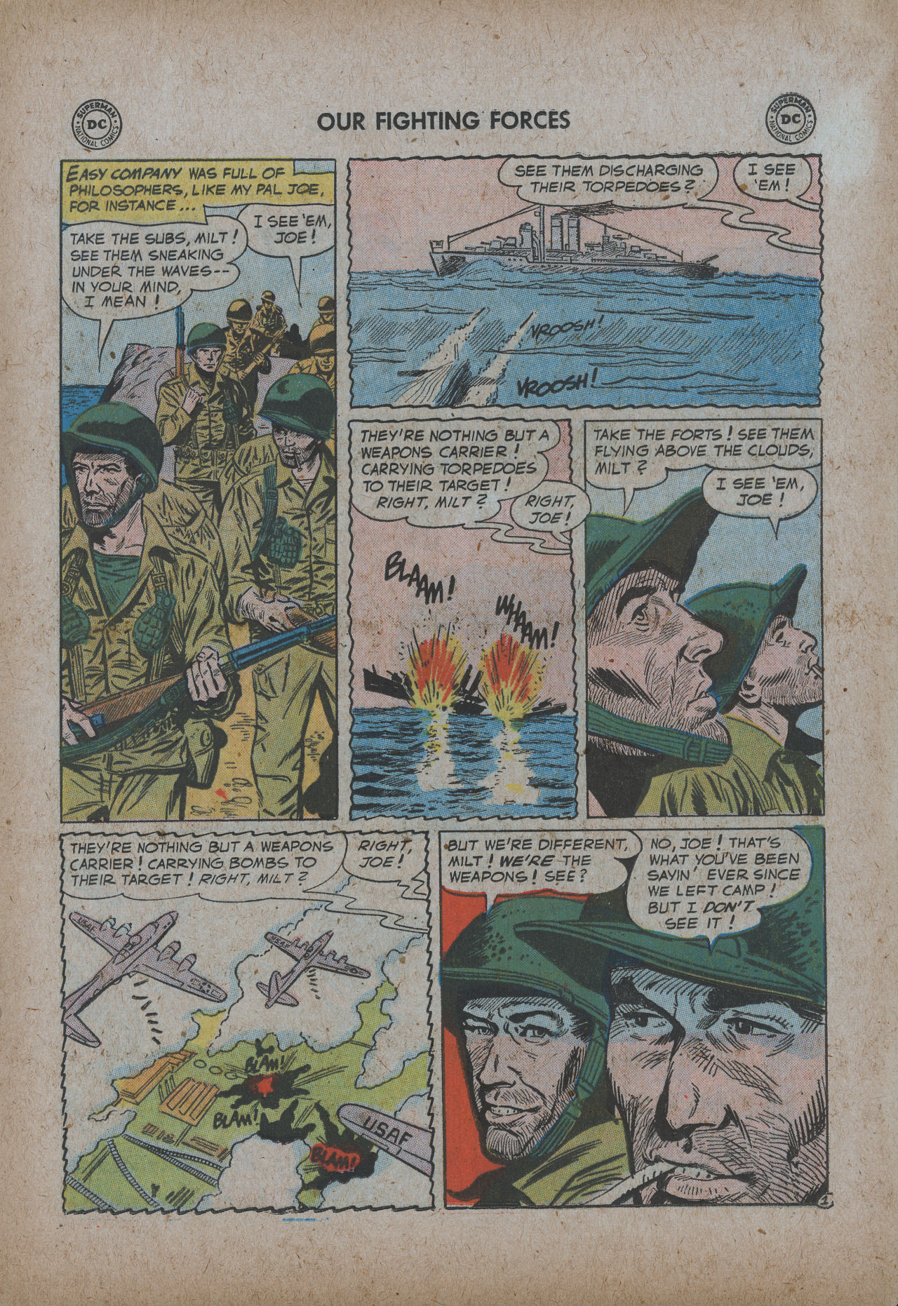 Read online Our Fighting Forces comic -  Issue #20 - 21