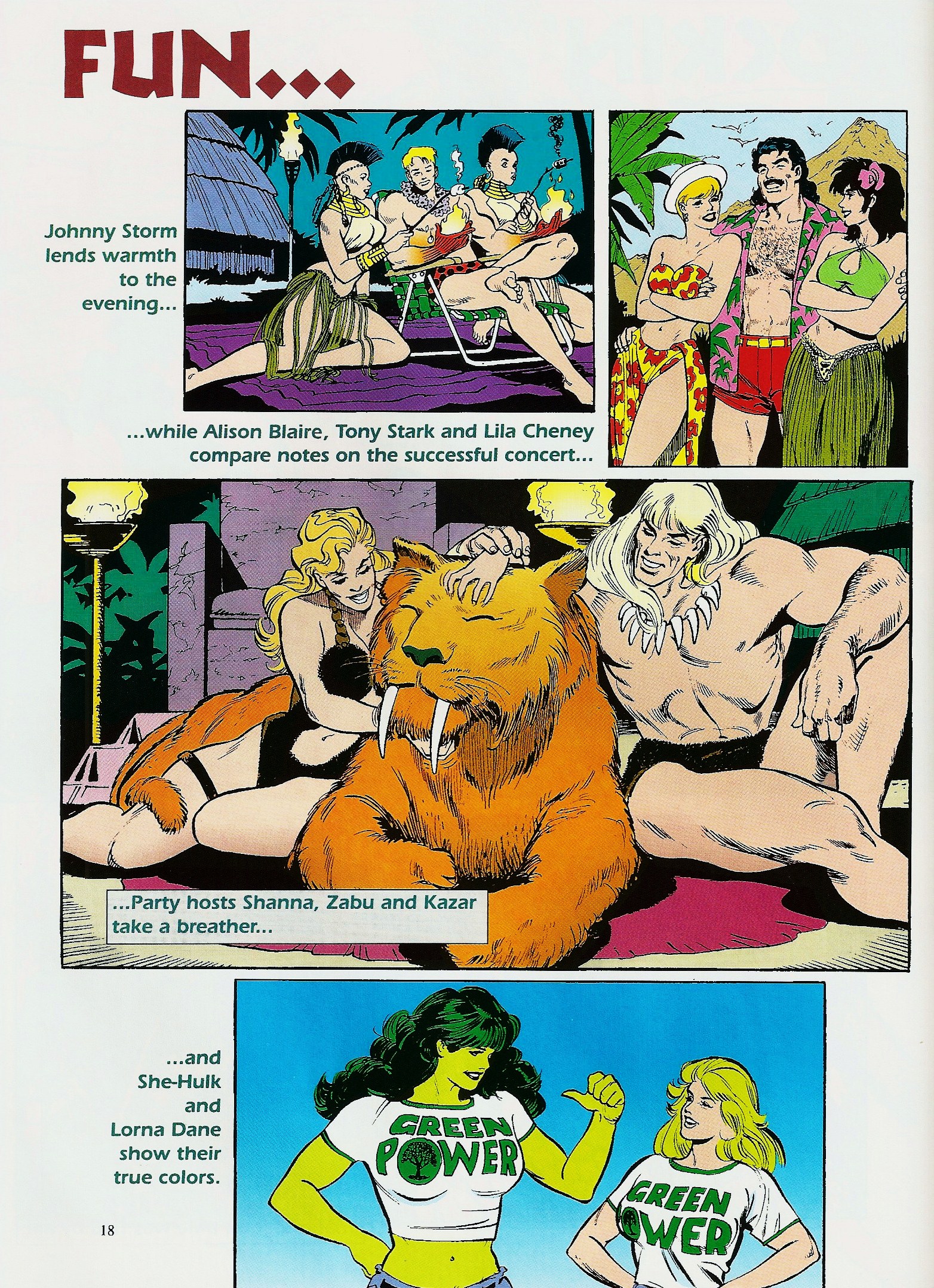 Read online Marvel Illustrated: Swimsuit Issue comic -  Issue # Full - 20