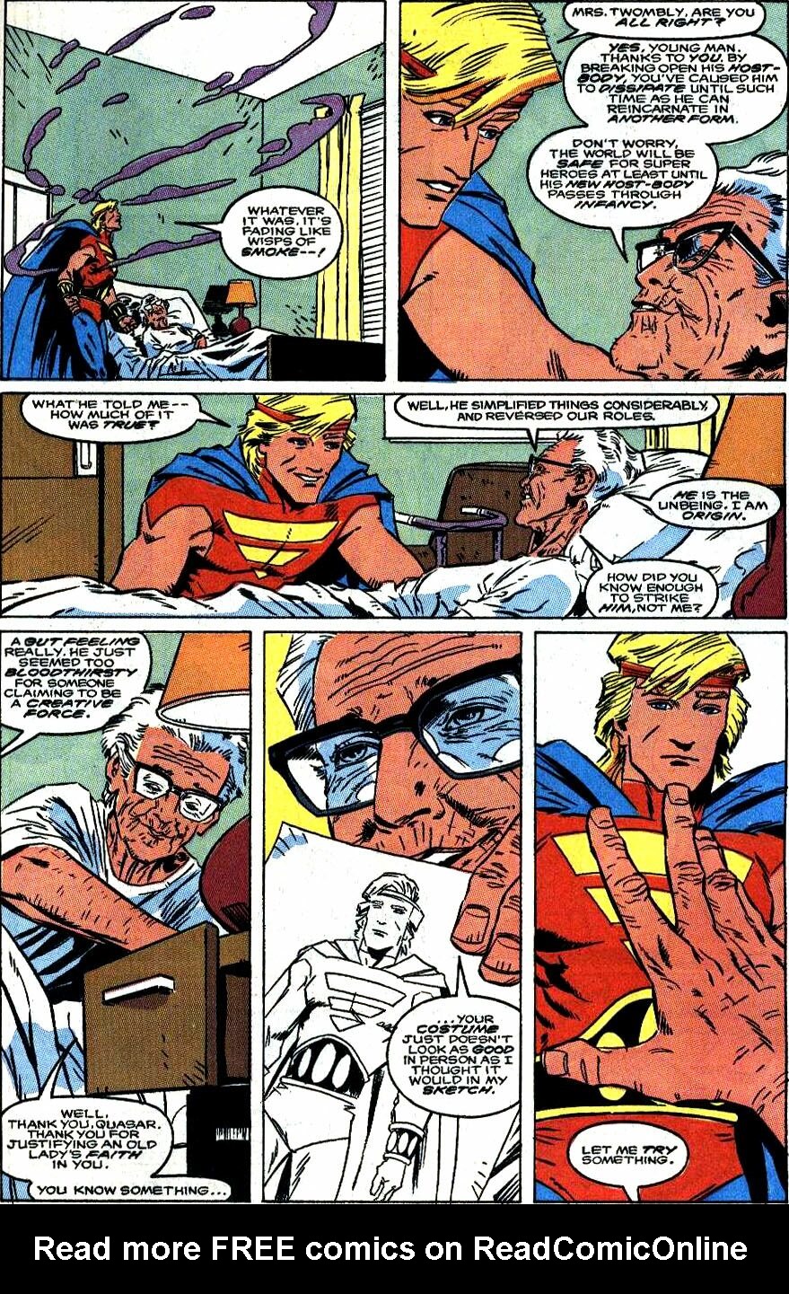 Read online Quasar comic -  Issue #18 - 22