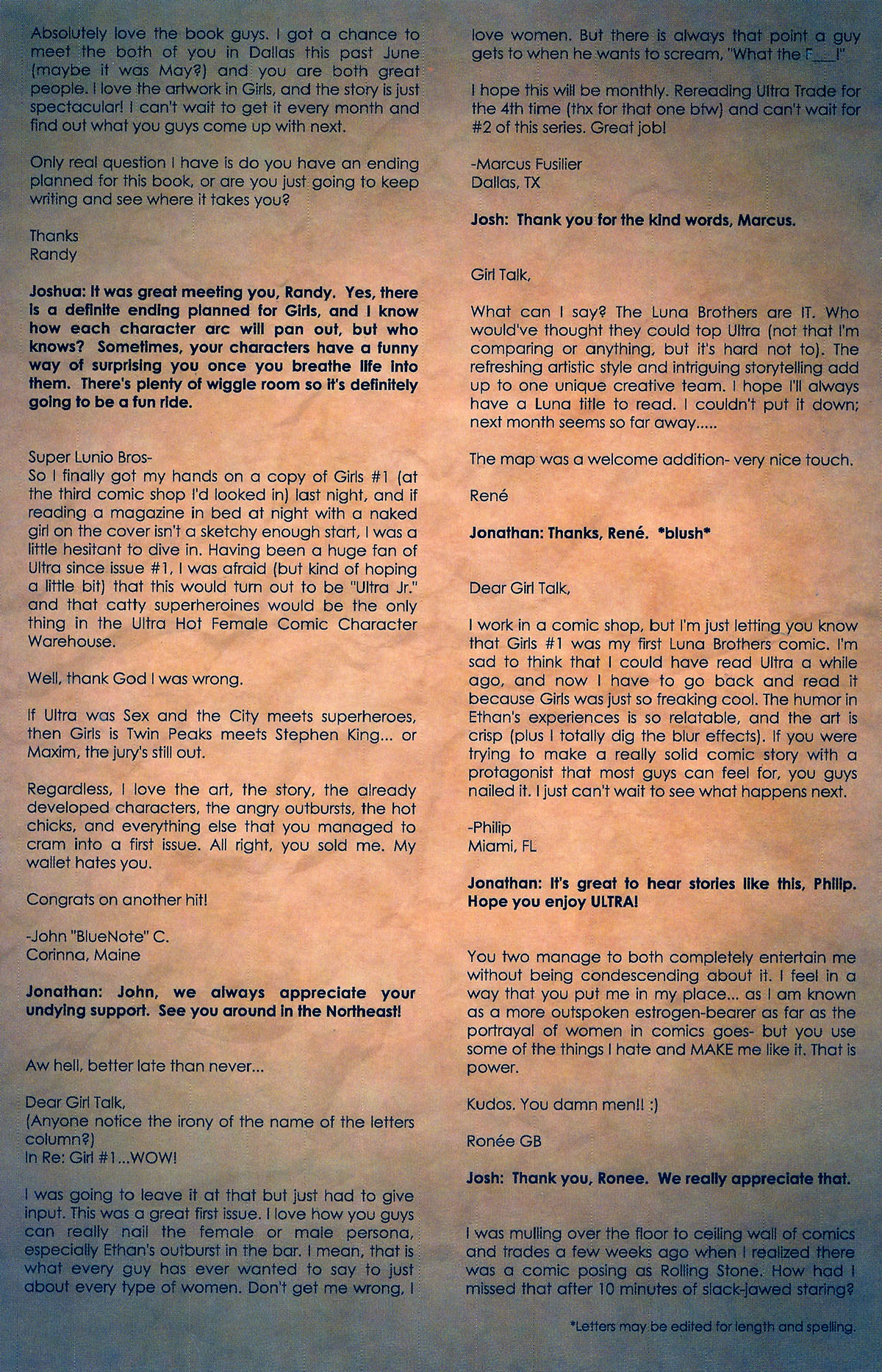 Read online Girls comic -  Issue #5 - 26