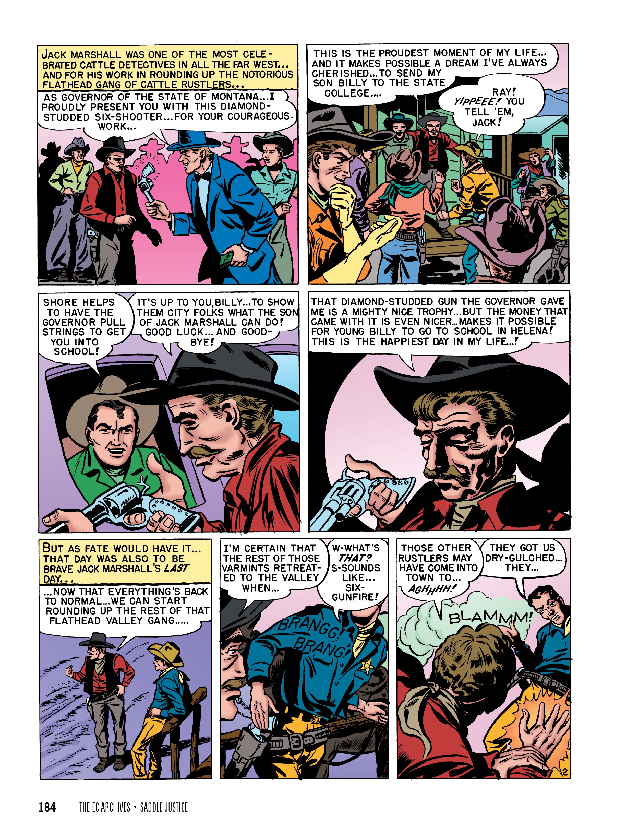 Read online The EC Archives: Saddle Justice comic -  Issue # TPB (Part 2) - 86