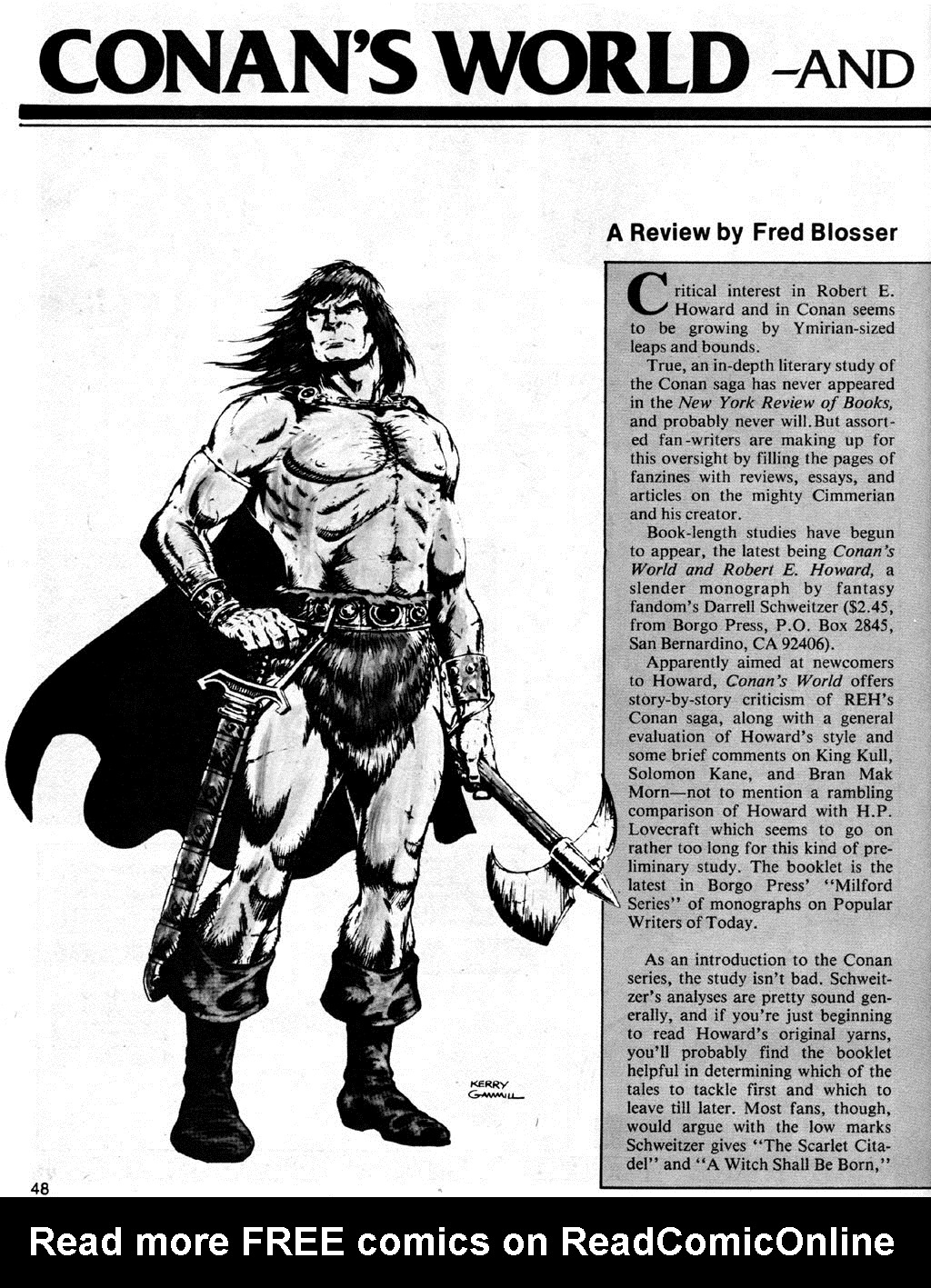 Read online The Savage Sword Of Conan comic -  Issue #41 - 48