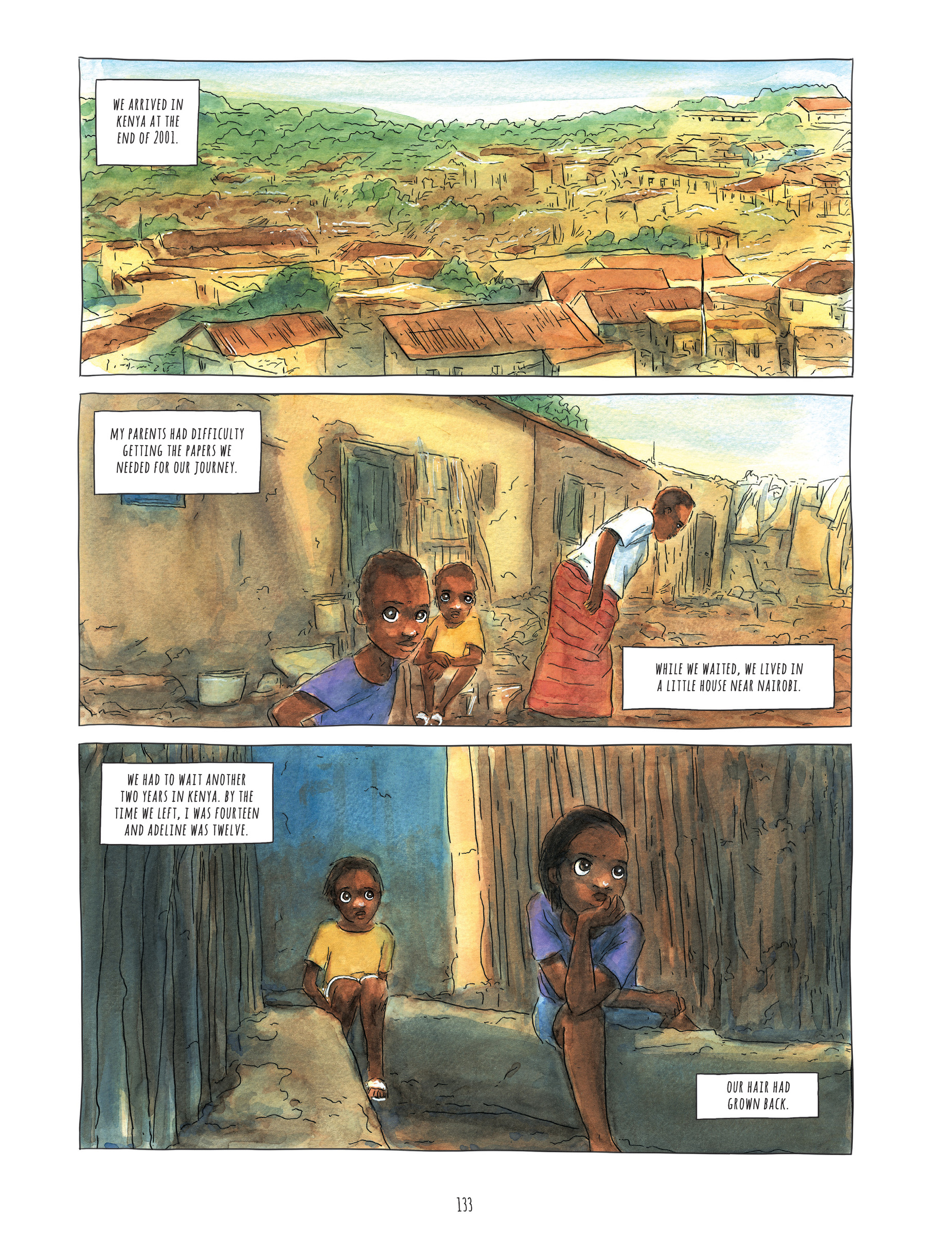 Read online Alice on the Run: One Child's Journey Through the Rwandan Civil War comic -  Issue # TPB - 132