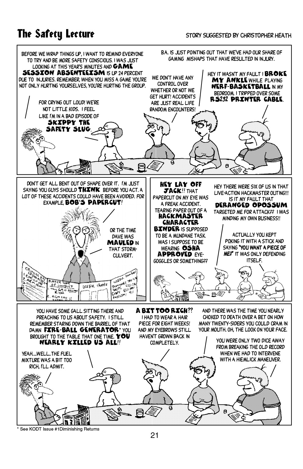 Read online Knights of the Dinner Table comic -  Issue #6 - 23