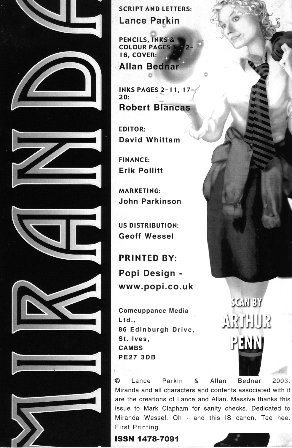 Read online Miranda comic -  Issue #2 - 2