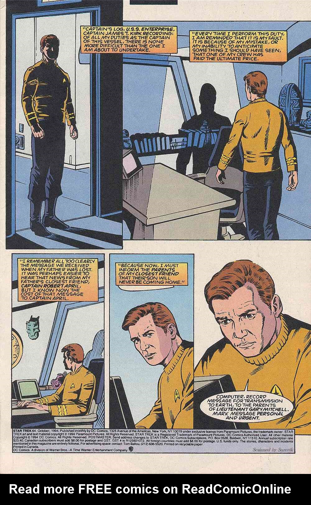 Read online Star Trek (1989) comic -  Issue #64 - 3