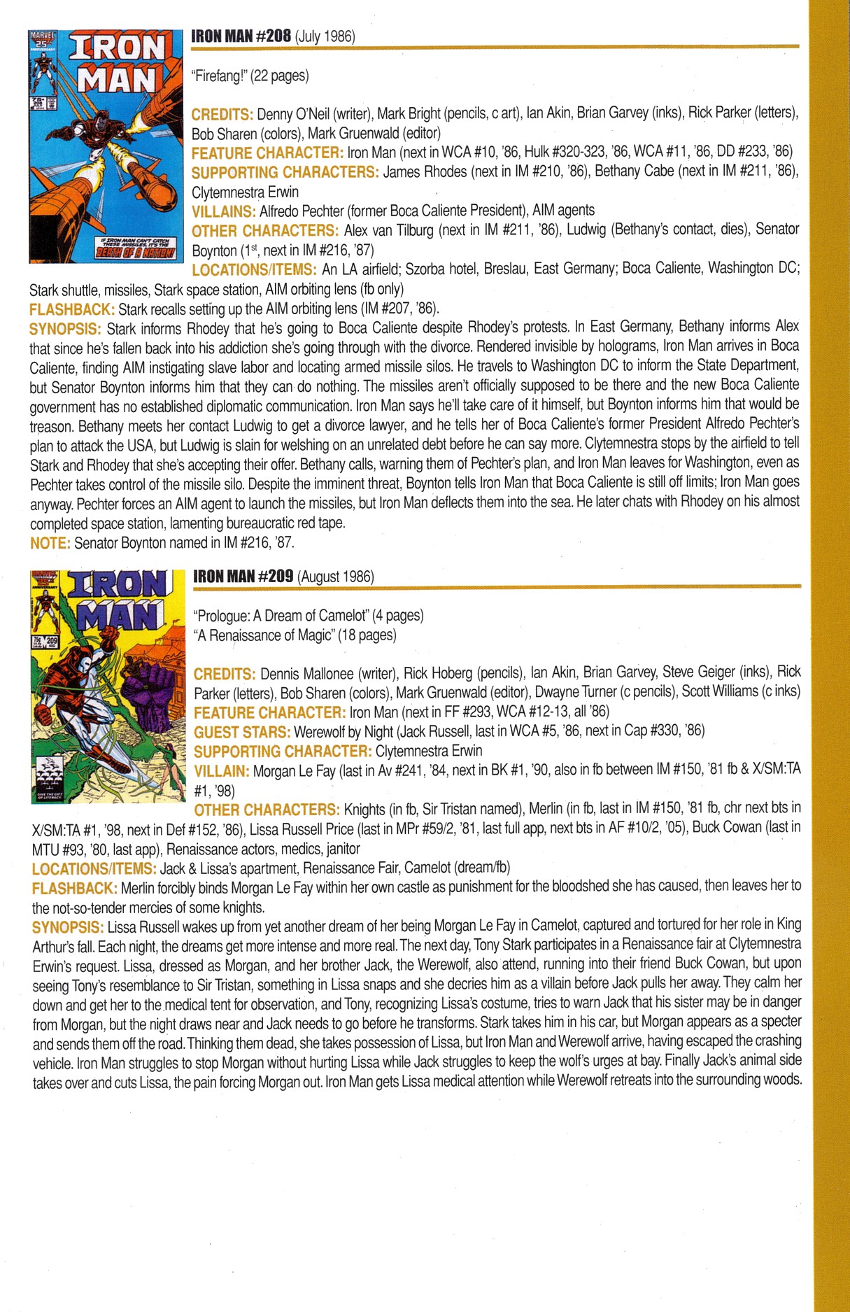 Read online Official Index to the Marvel Universe comic -  Issue #6 - 41