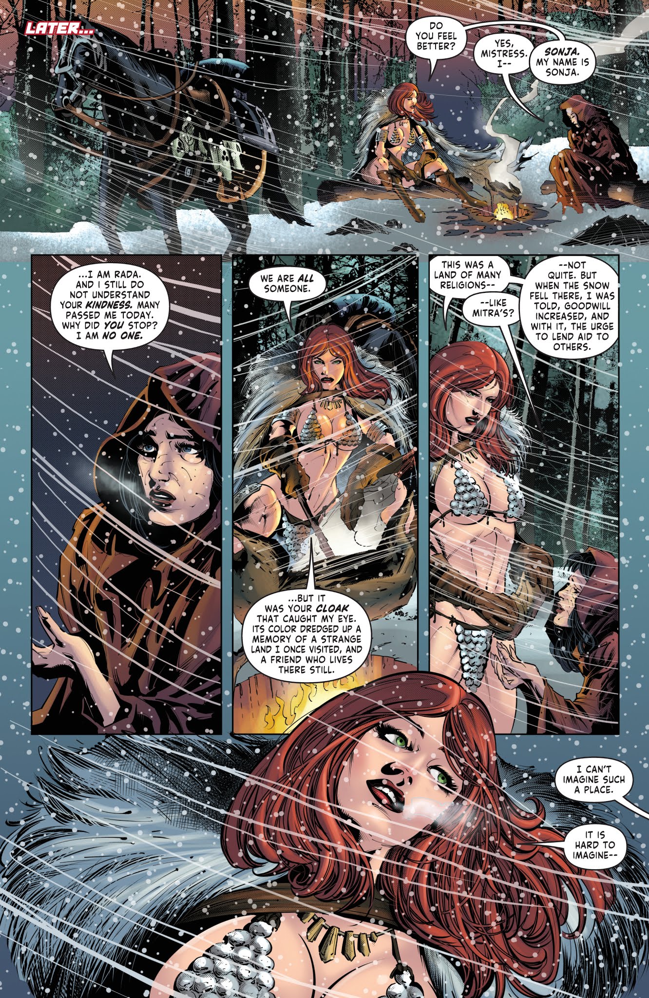 Read online Red Sonja: Holiday Special comic -  Issue # Full - 5